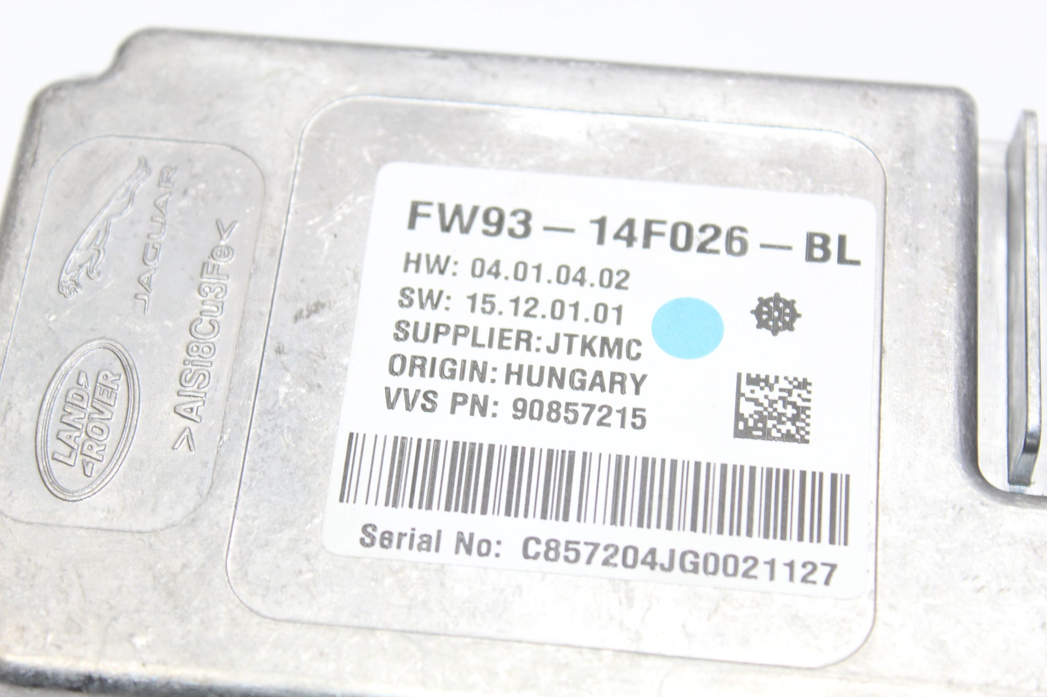 2015 RANGE ROVER EVOQUE Surround Camera Control Module FW93-14F026-BL