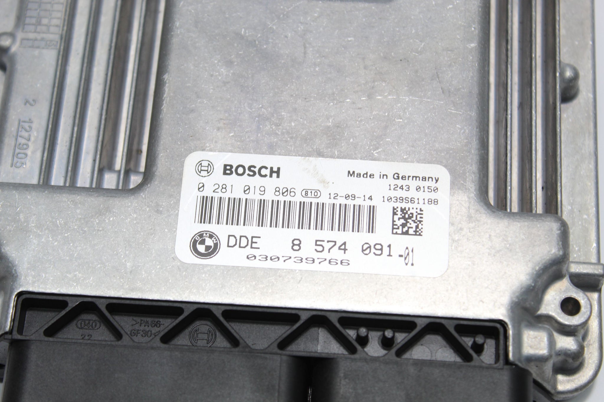 2012 BMW X3 F25 2.0 M47 D20C Engine Control Module ECU 8574091 0281019806