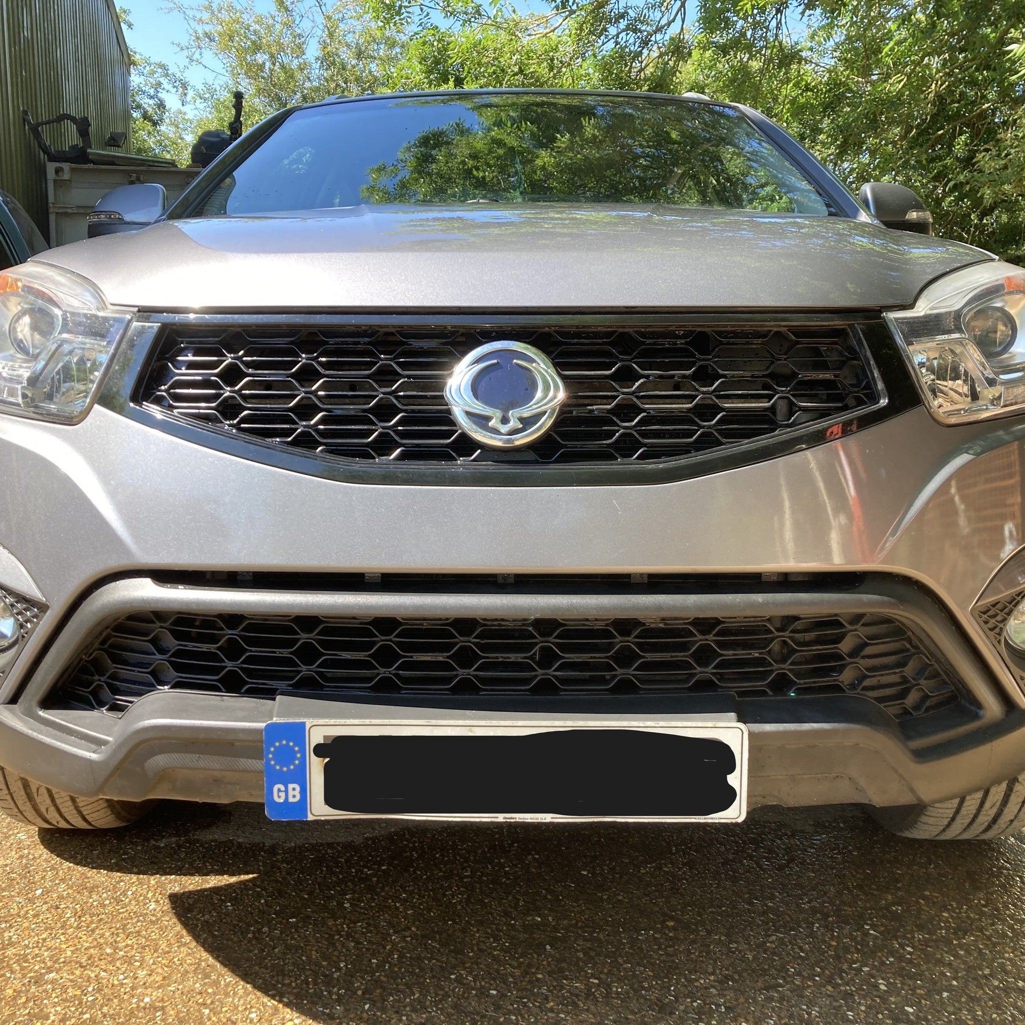 2013 SSANGYONG KORANDO Complete Front Bumper ACQ GREY