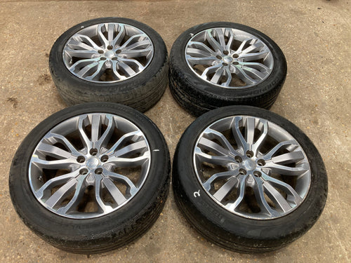 2014 RANGE ROVER SPORT L494 SET OF ALLOY WHEELS DIAMOND CUT 275 / 45 R21