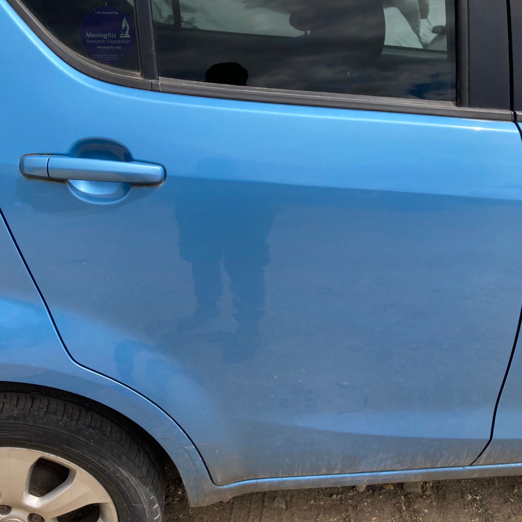 2009 VAUXHALL AGILA B Driver side Rear Complete Door BLUE