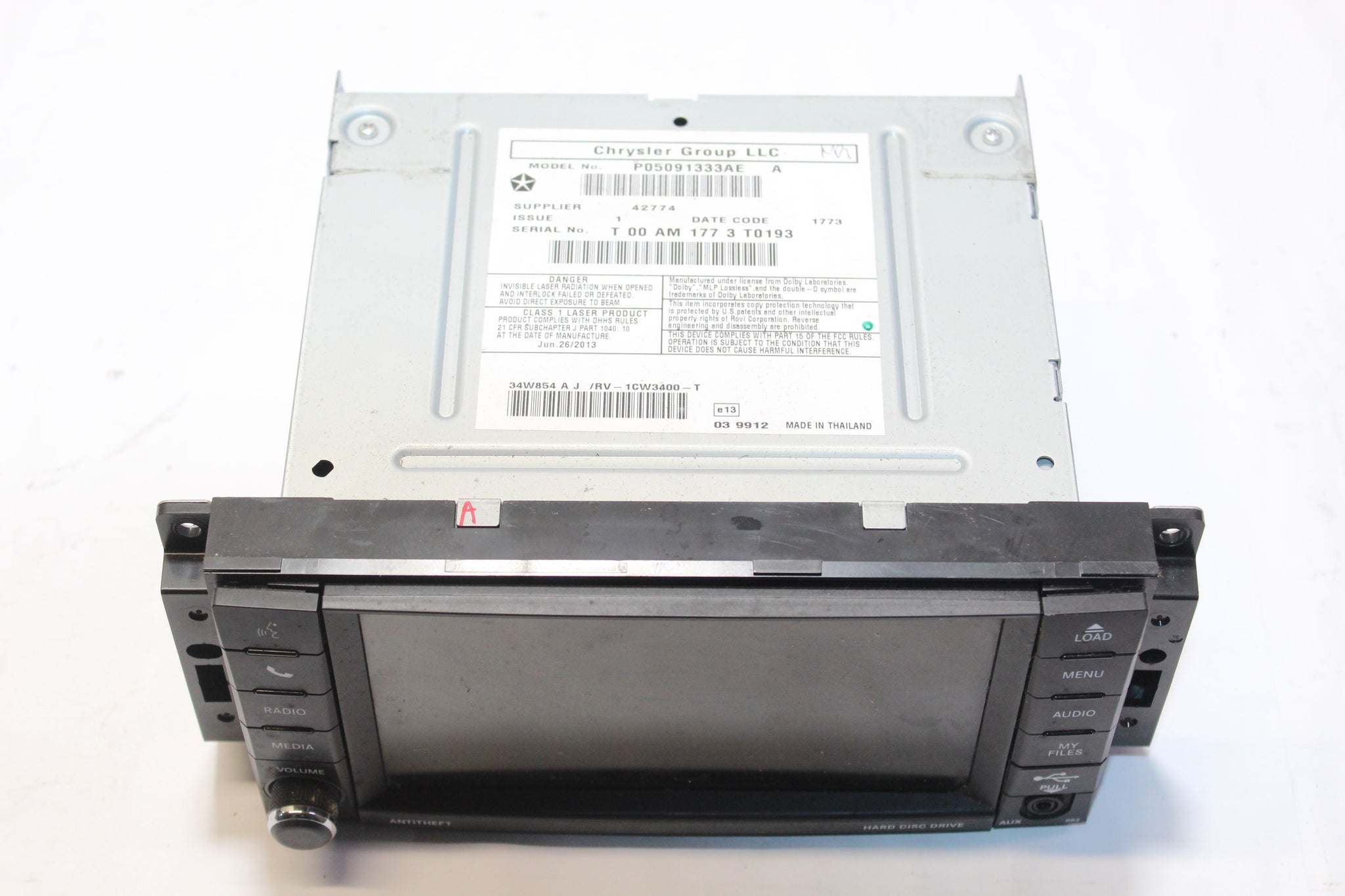 2014 JEEP COMPASS Radio Head unit P05091333AE