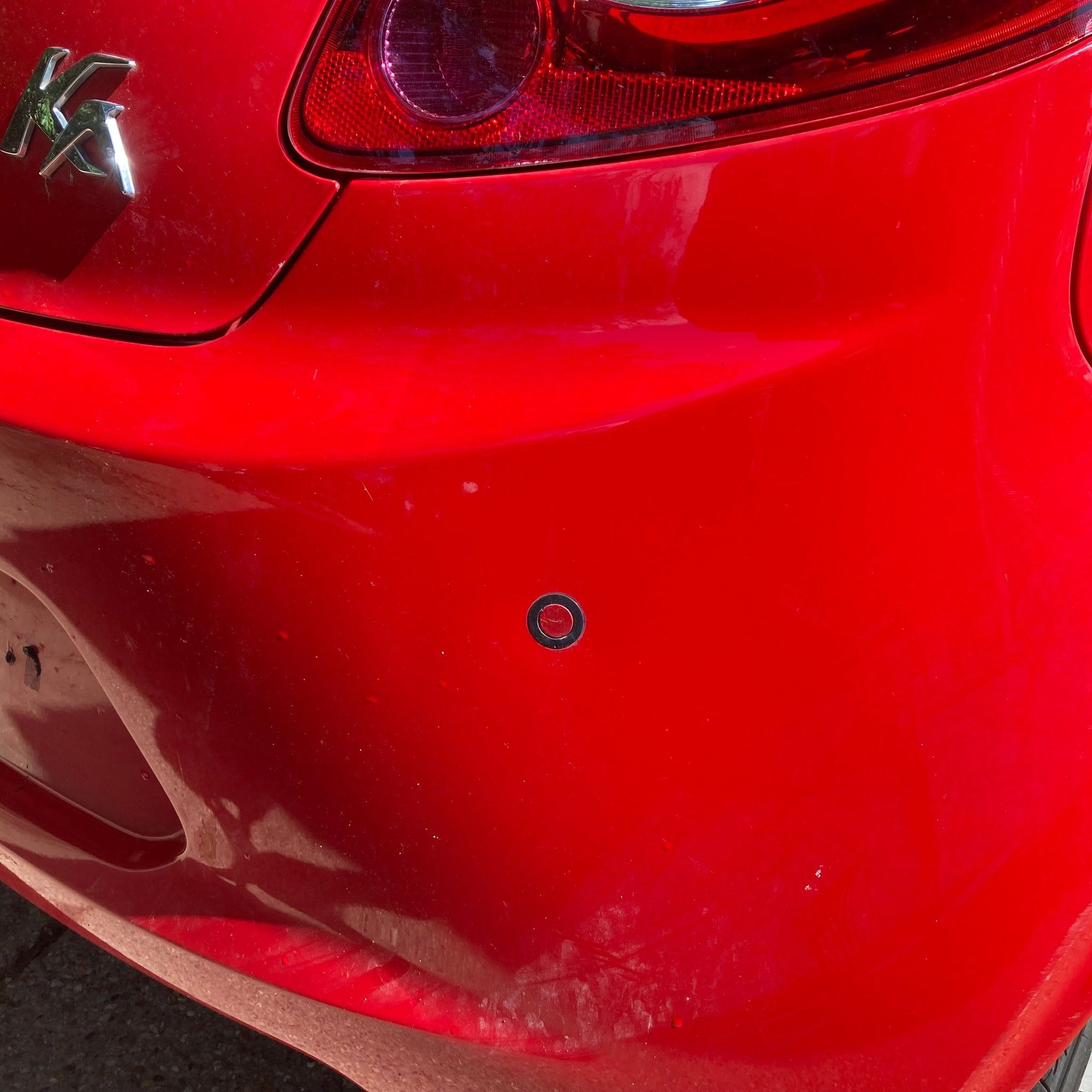 2014 FORD KA Rear Complete Bumper FLAME RED