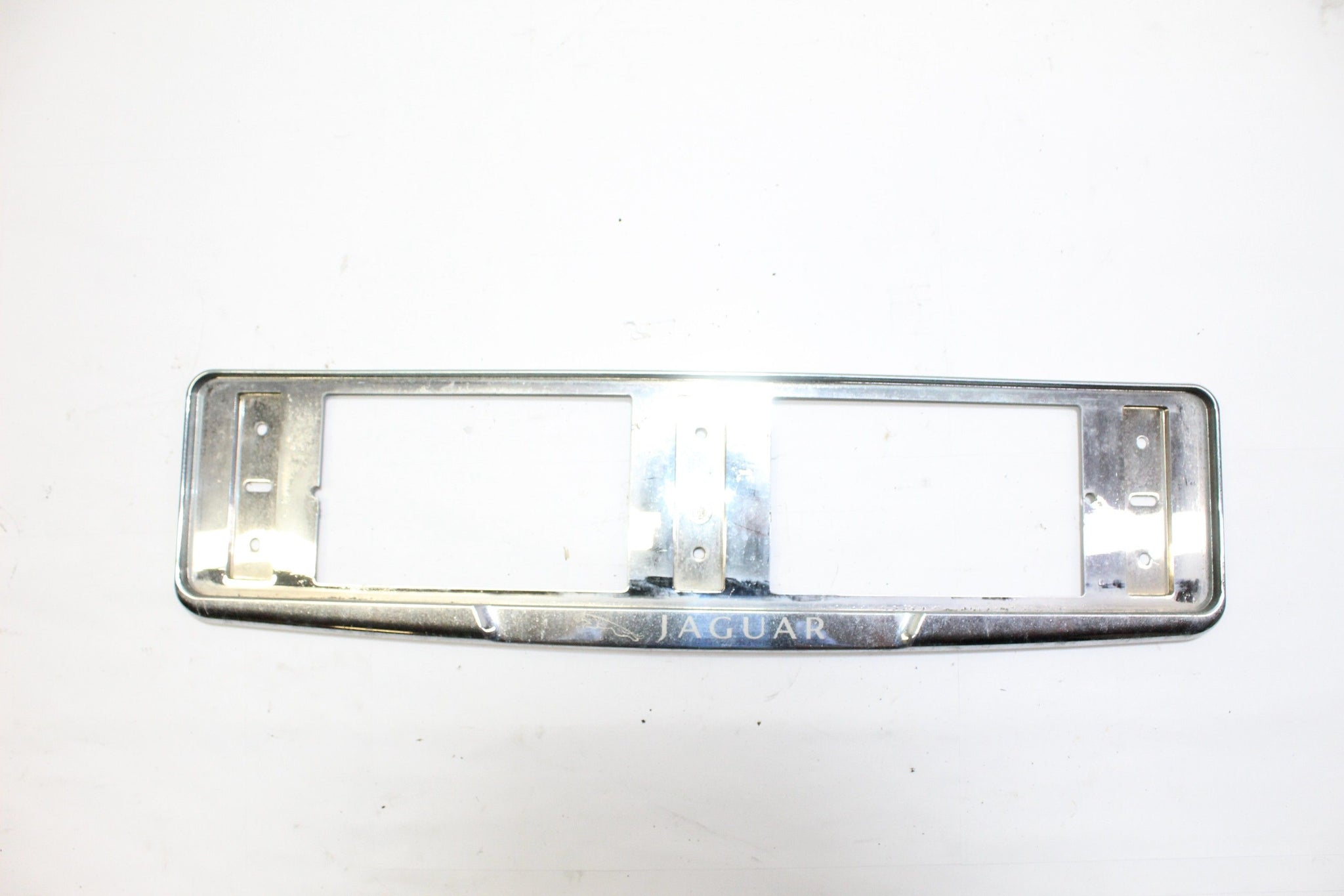 Jaguar XKR XK8 Chrome number plate mount bracket 2001