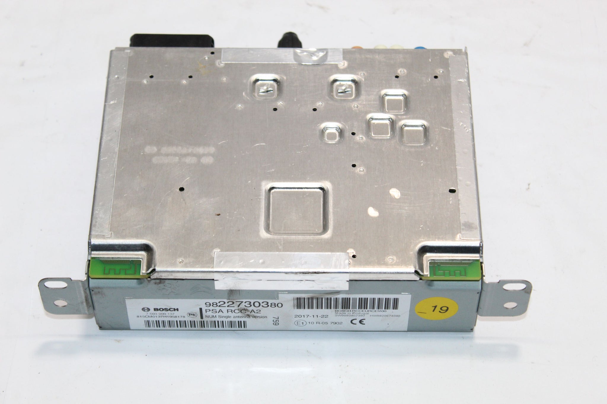 2018 CITROEN C3 Radio Head unit 9822730380