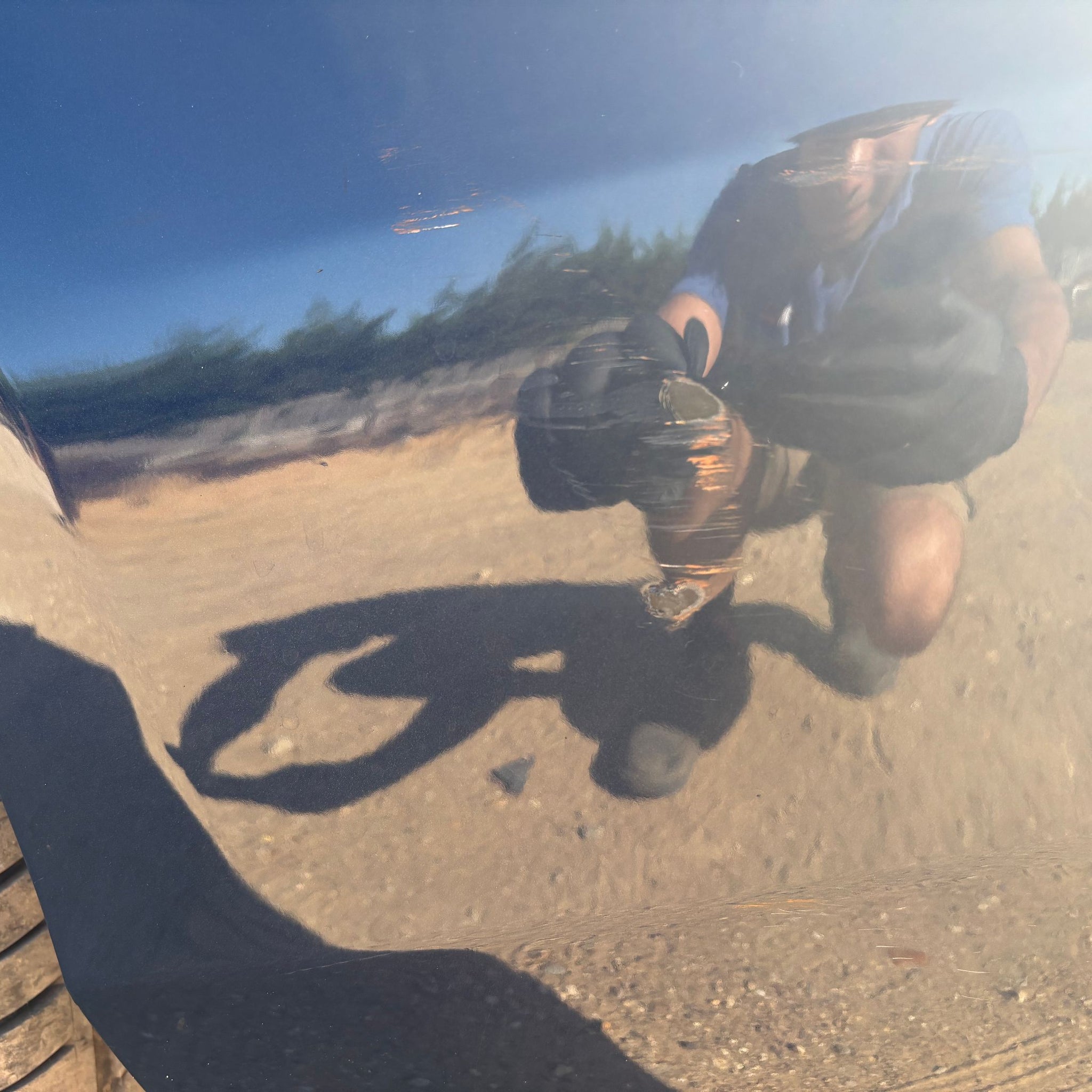 2013 VOLVO V40 COMPLETE REAR BUMPER 498-46 BLUE