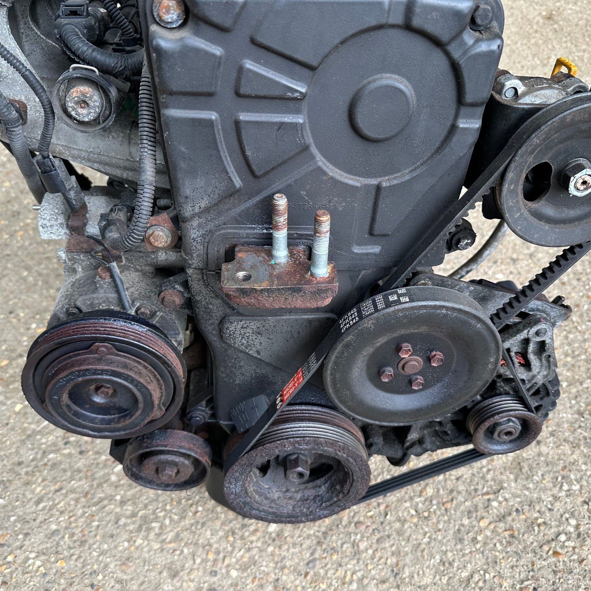 2009 KIA RIO 1.4 G4EE COMPLETE ENGINE WITH AUXILIARIES
