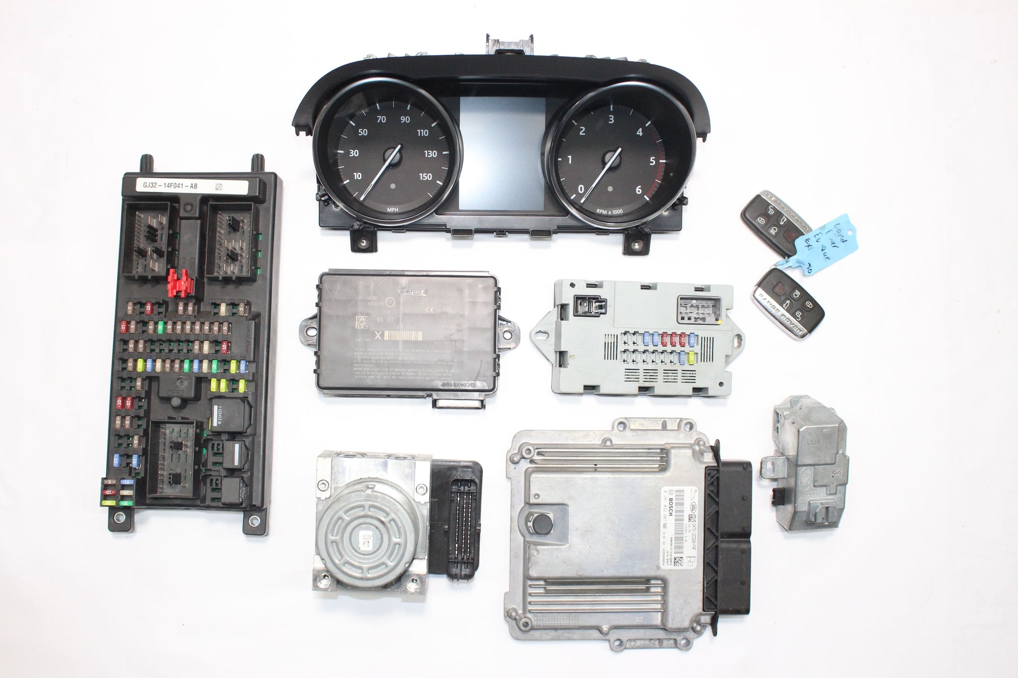 2016 RANGE ROVER EVOQUE 2.0 AUTO ECU KIT GX73-12C520-FAF