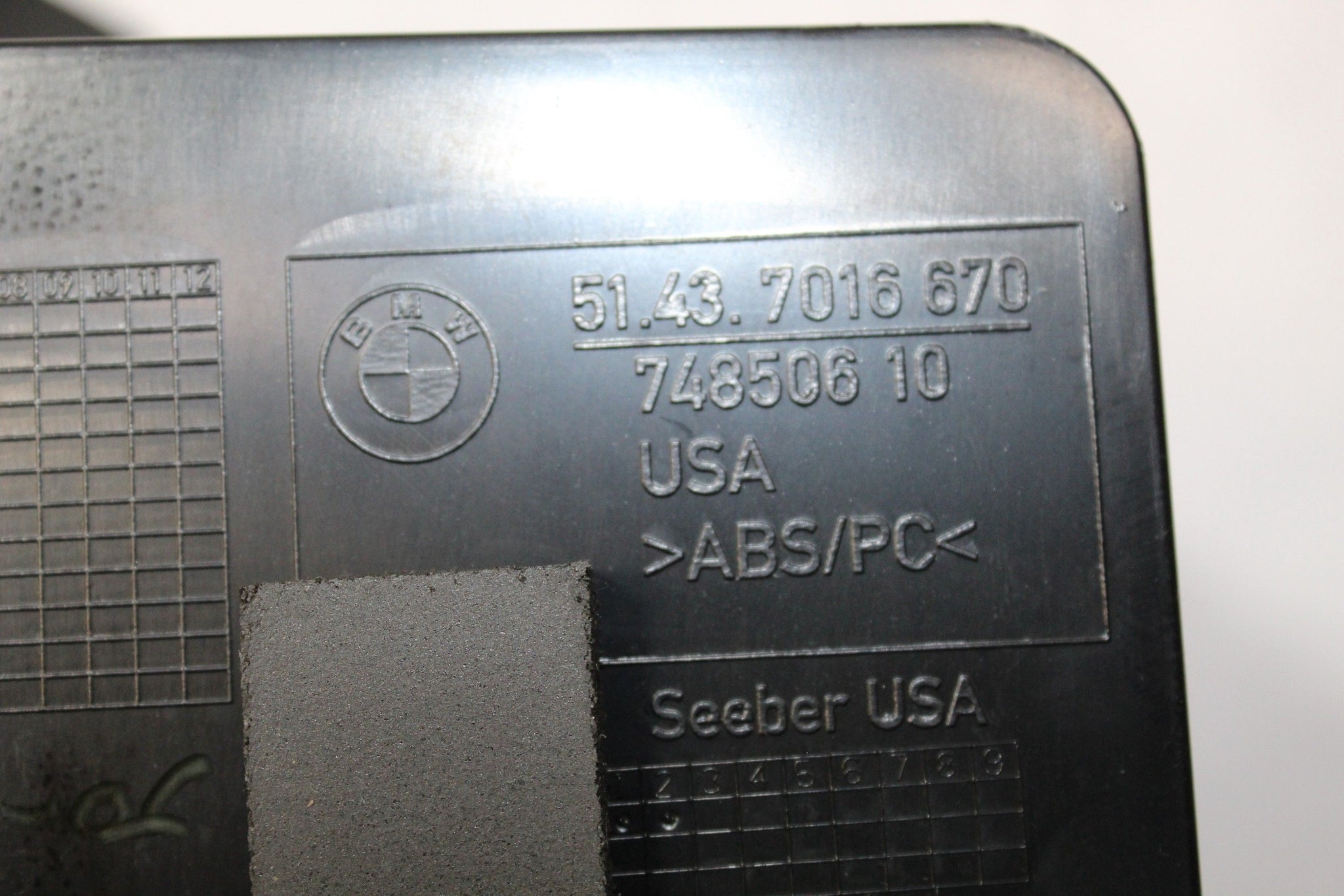 2006 BMW Z4 Storage Compartment Panel 7016670
