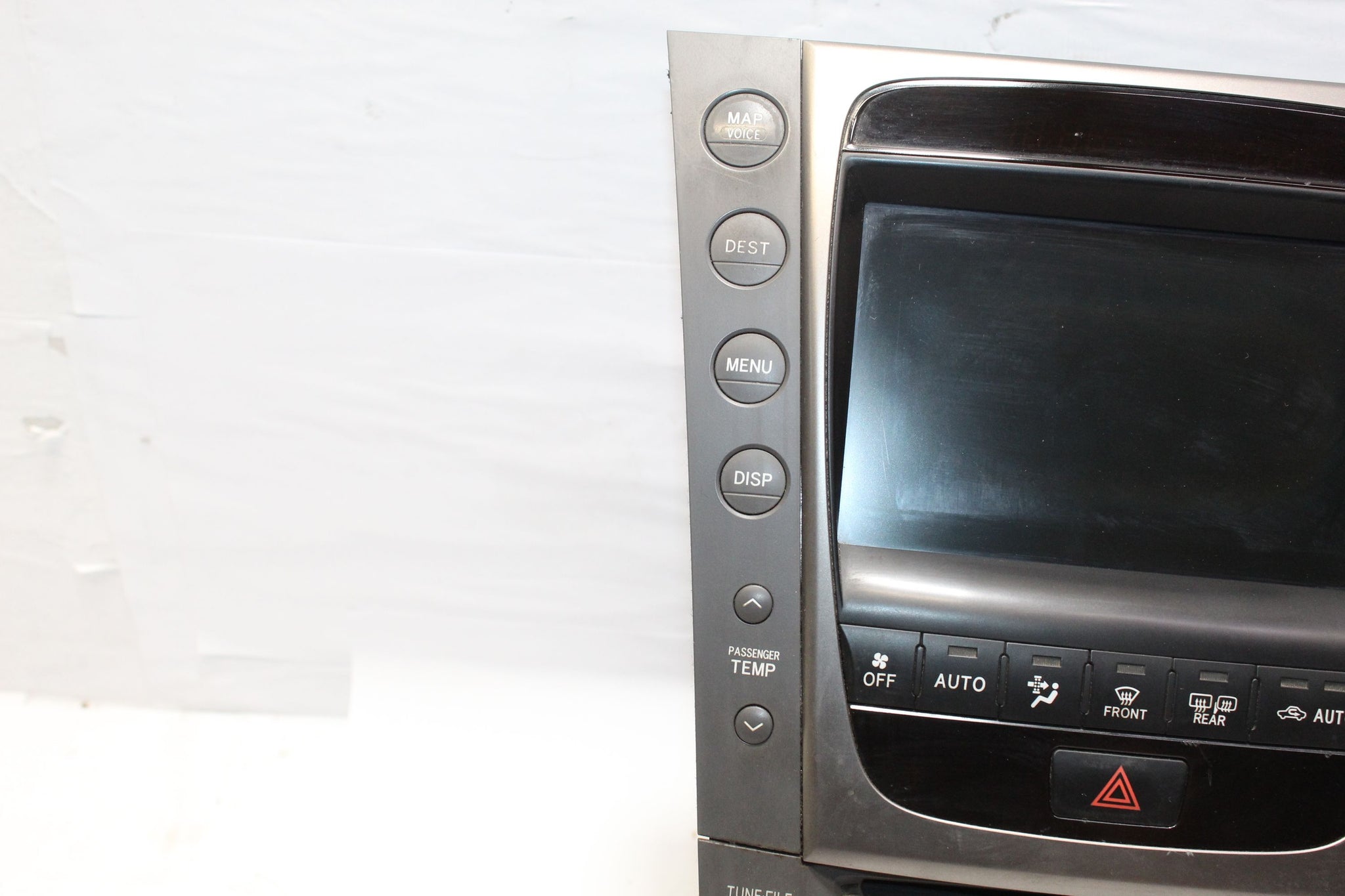 2007 LEXUS GS300 Climate Control CD Radio Head unit Display Surround Trim