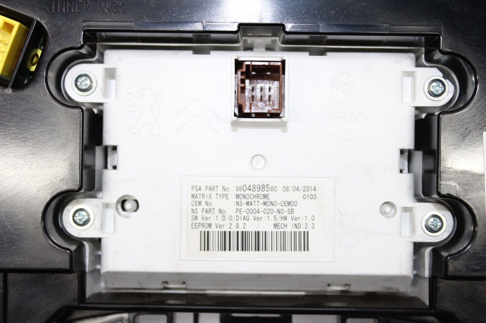 2014 PEUGEOT 5008 1.6 Speedo Instrument Cluster 9804898580