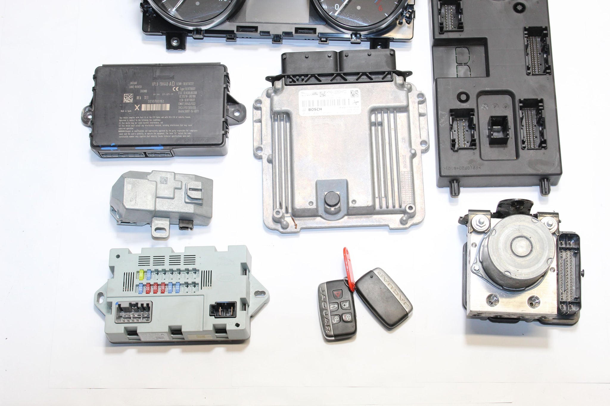 2017 JAGUAR F PACE 2.0 ENGINE ECU KIT H783-12C530-FDC