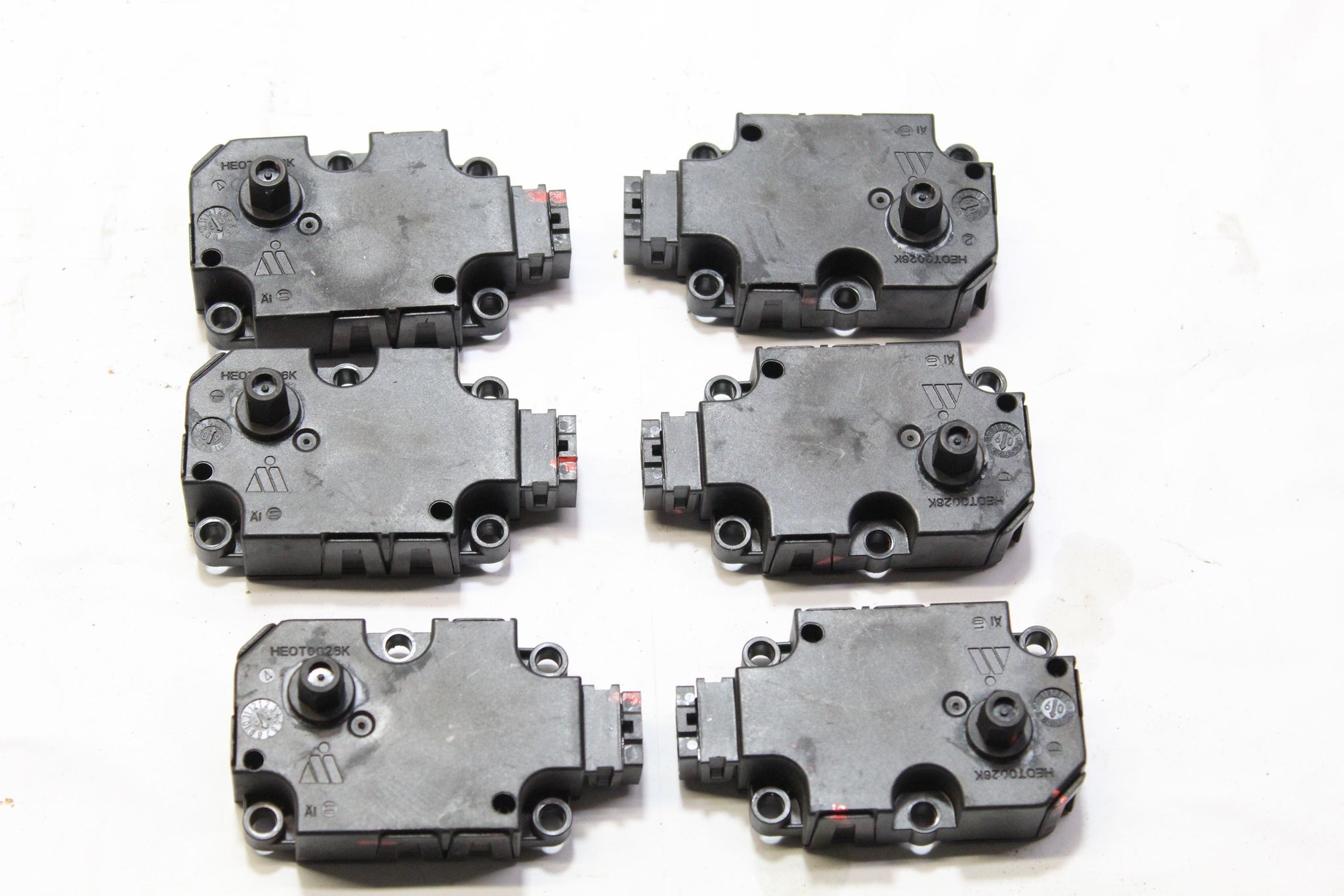 2009 MERCEDES S CLASS W221 HEATER FLAP ACTUATOR P9708004 (SET OF 6)