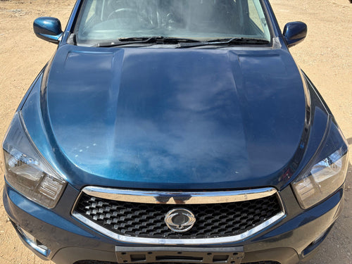 2013 SSANGYONG KORANDO SPORTS BONNET BAP BLUE