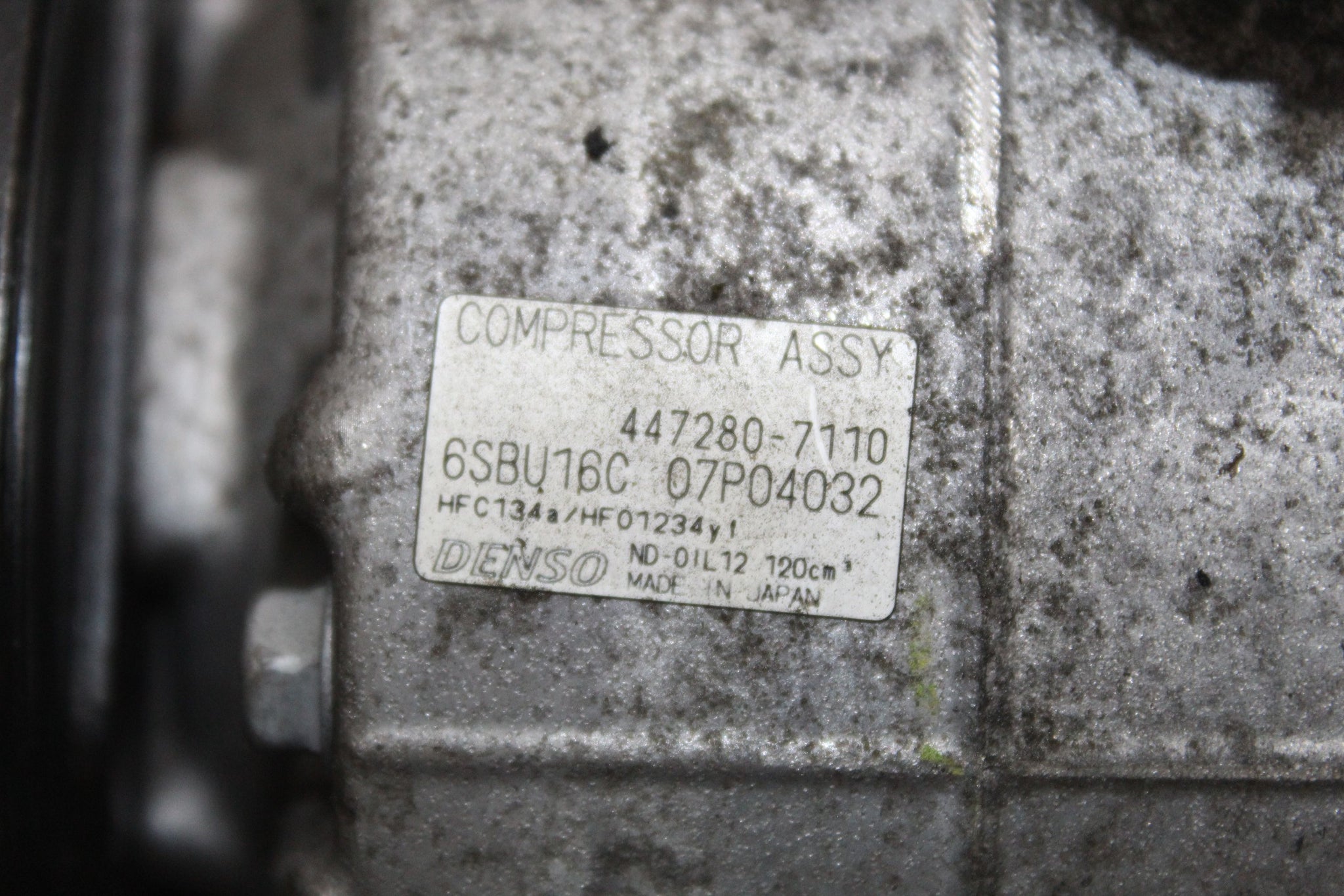 2012 MERCEDES B CLASS W246 1.8 Air Con Compressor 447280-7110