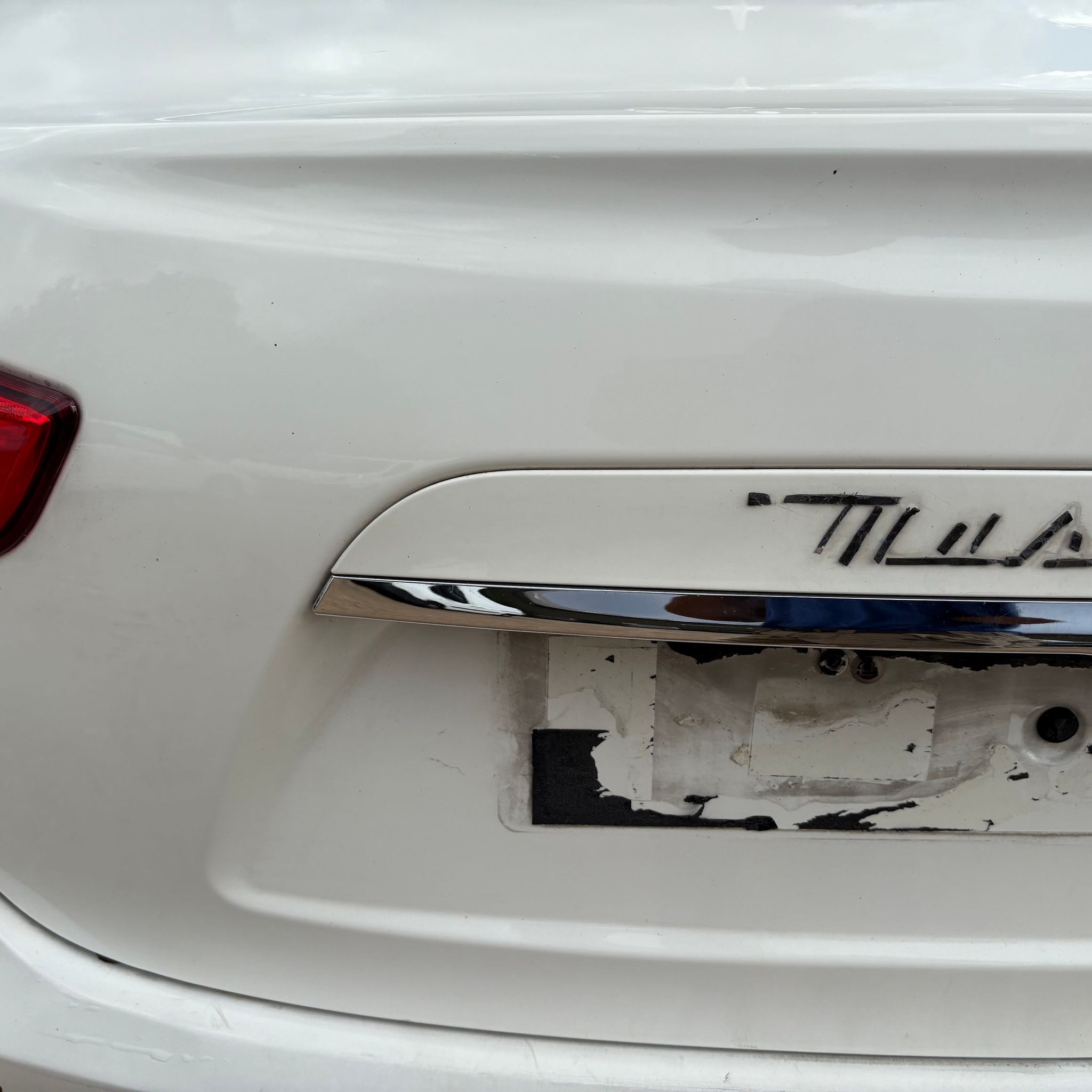 2017 MASERATI GHIBLI COMPLETE BOOT LID