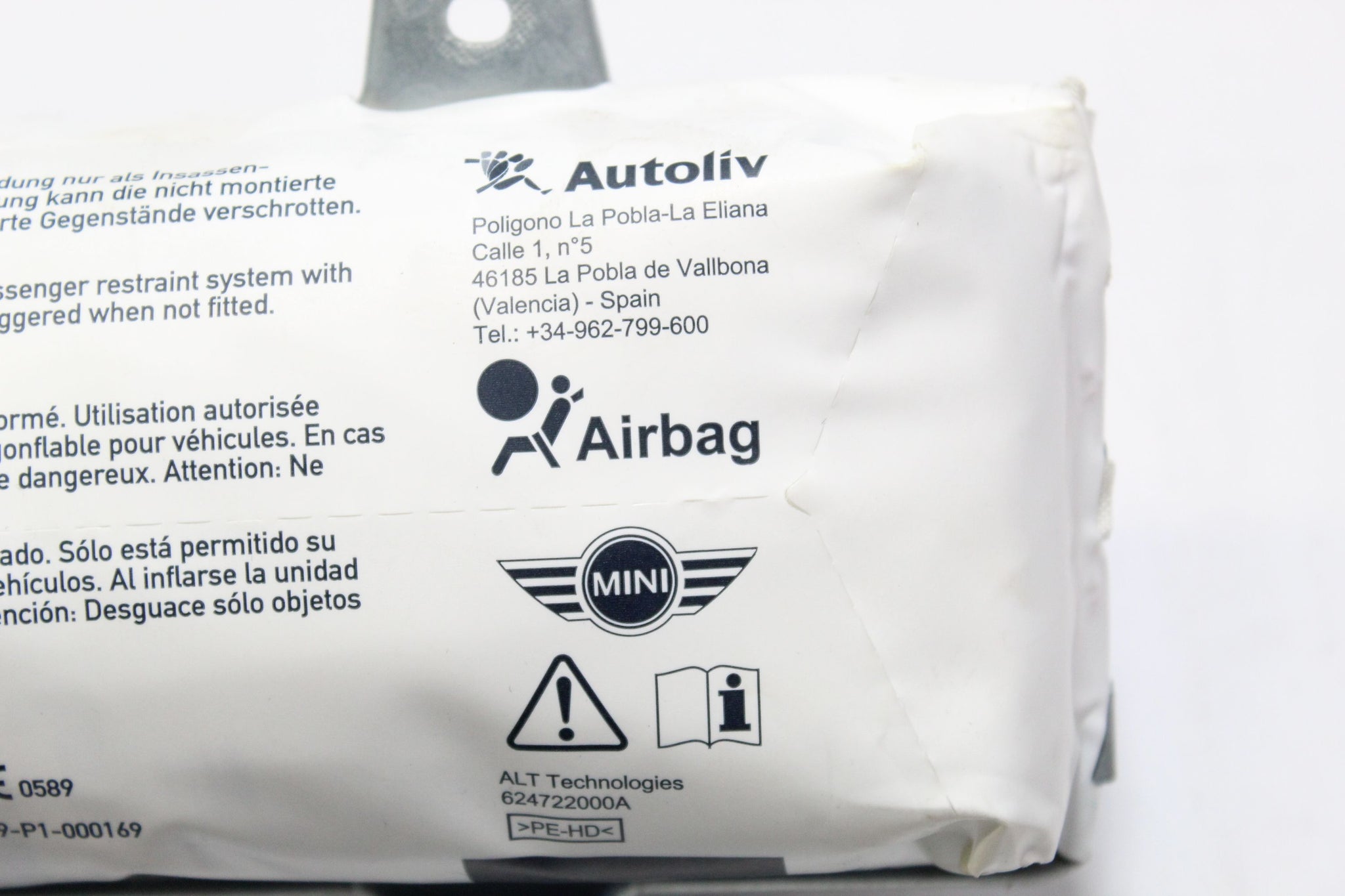 2014 MINI PACEMAN R61 Passenger side Dashboard Airbag 981119601