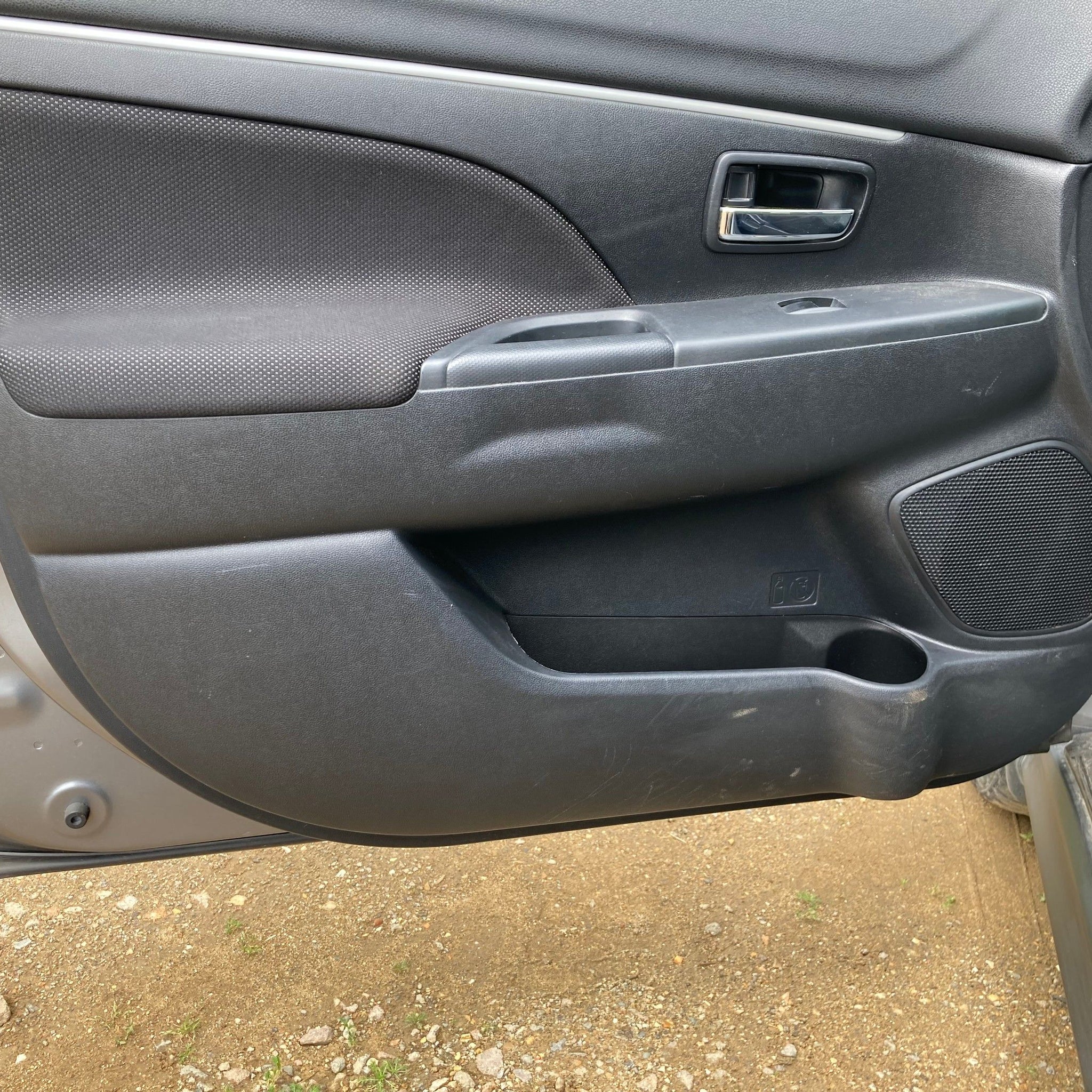 2010 MITSUBISHI ASX Passenger side Front Complete Door GREY
