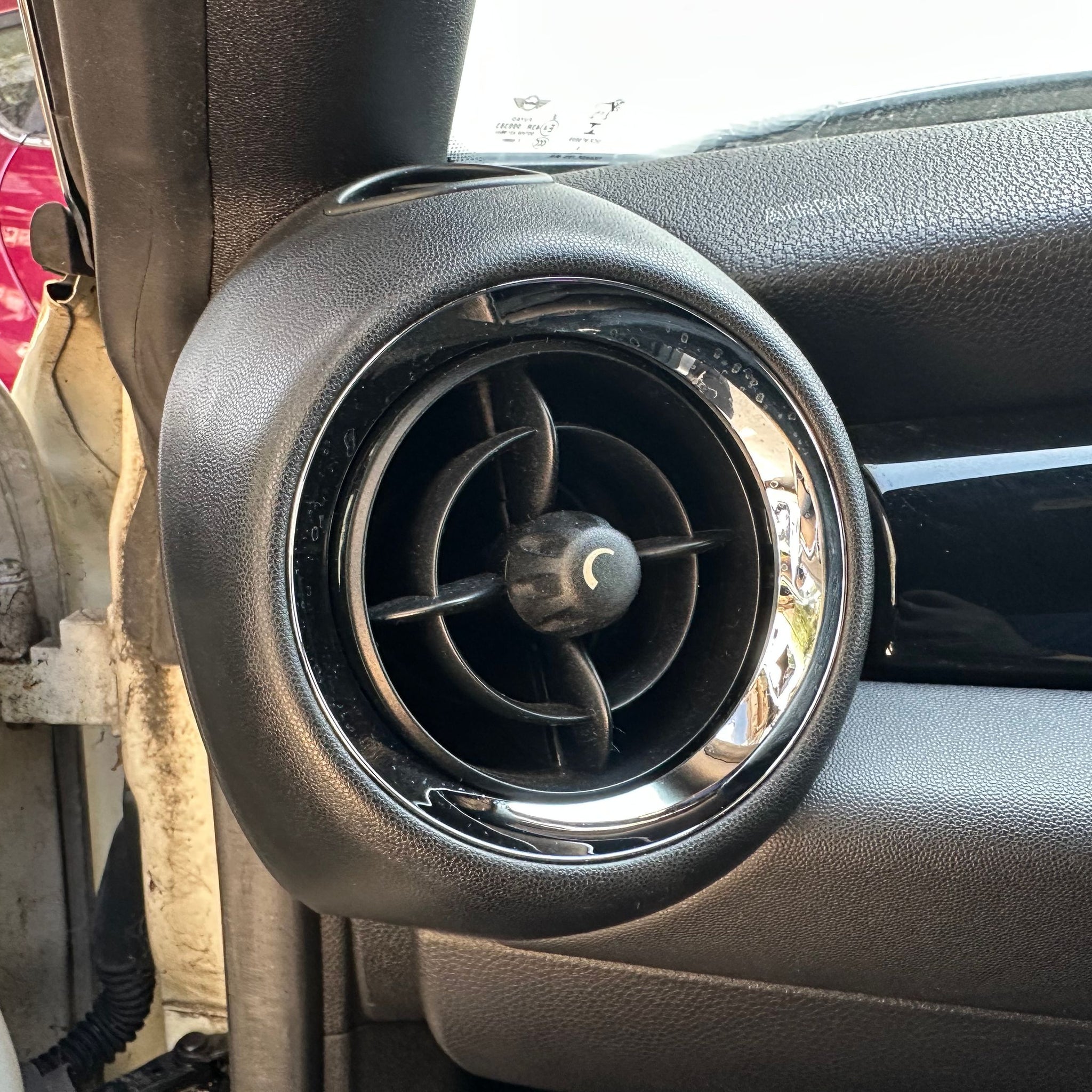 2015 MINI COOPER R58 LEFT SIDE DASHBOARD AIR VENT