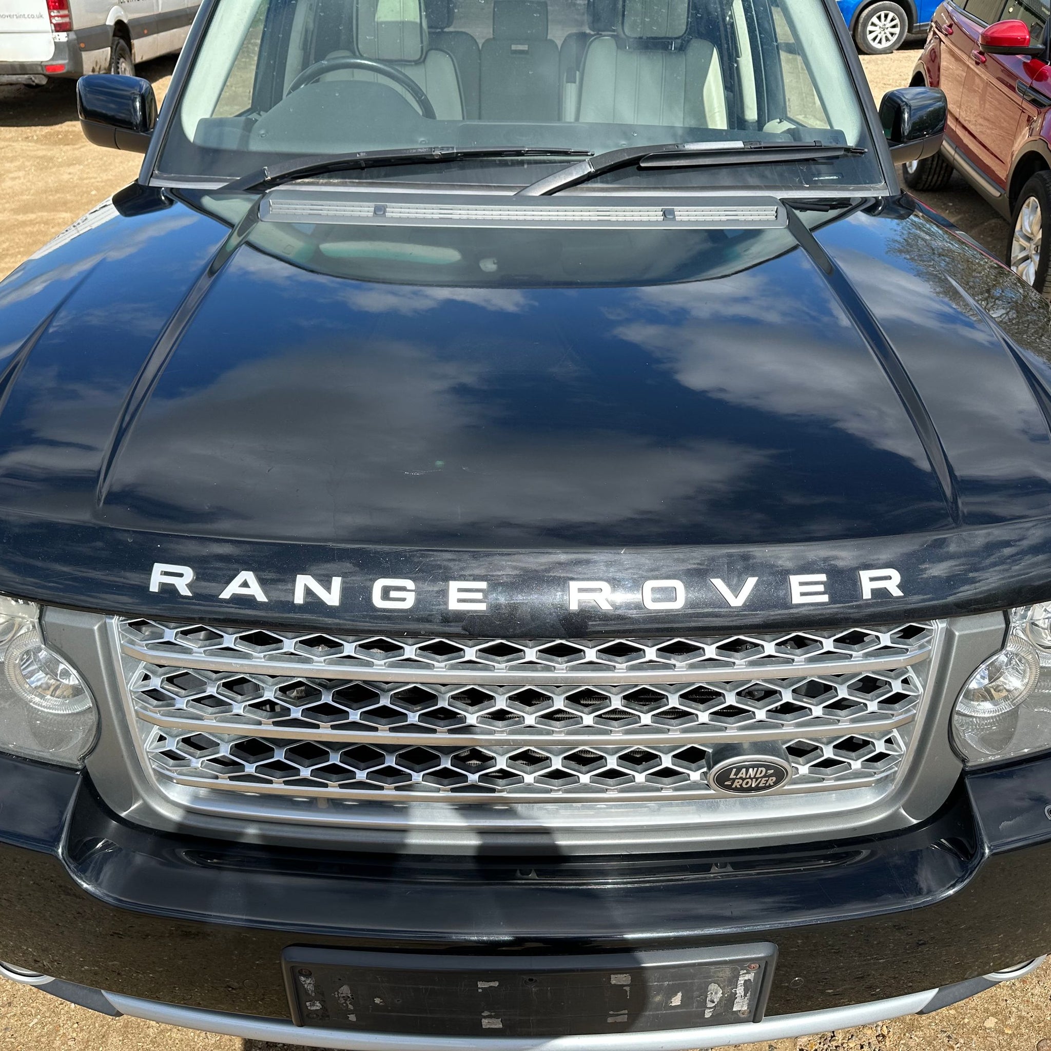 2011 RANGE ROVER VOGUE L322 BONNET 820 SANTORINI BLACK