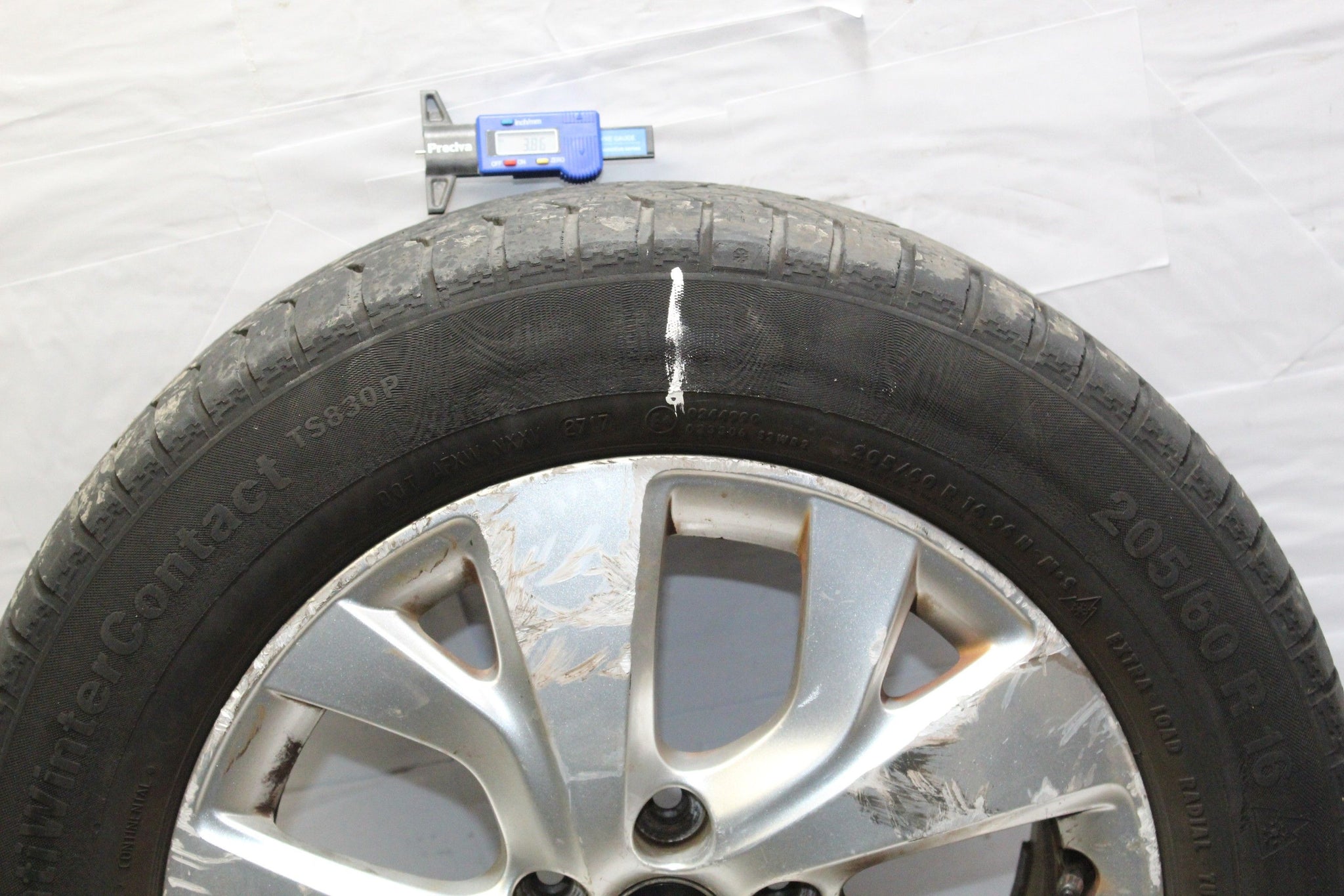 2015 CITROEN C4 Alloy Wheel with Tyre 205/60 R16 3.8MM