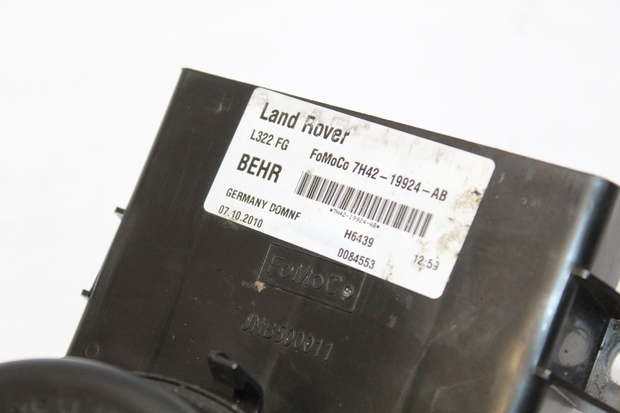 2010 RANGE ROVER VOGUE L322 Rear Heater Blower Motor 7H42-19924-AB