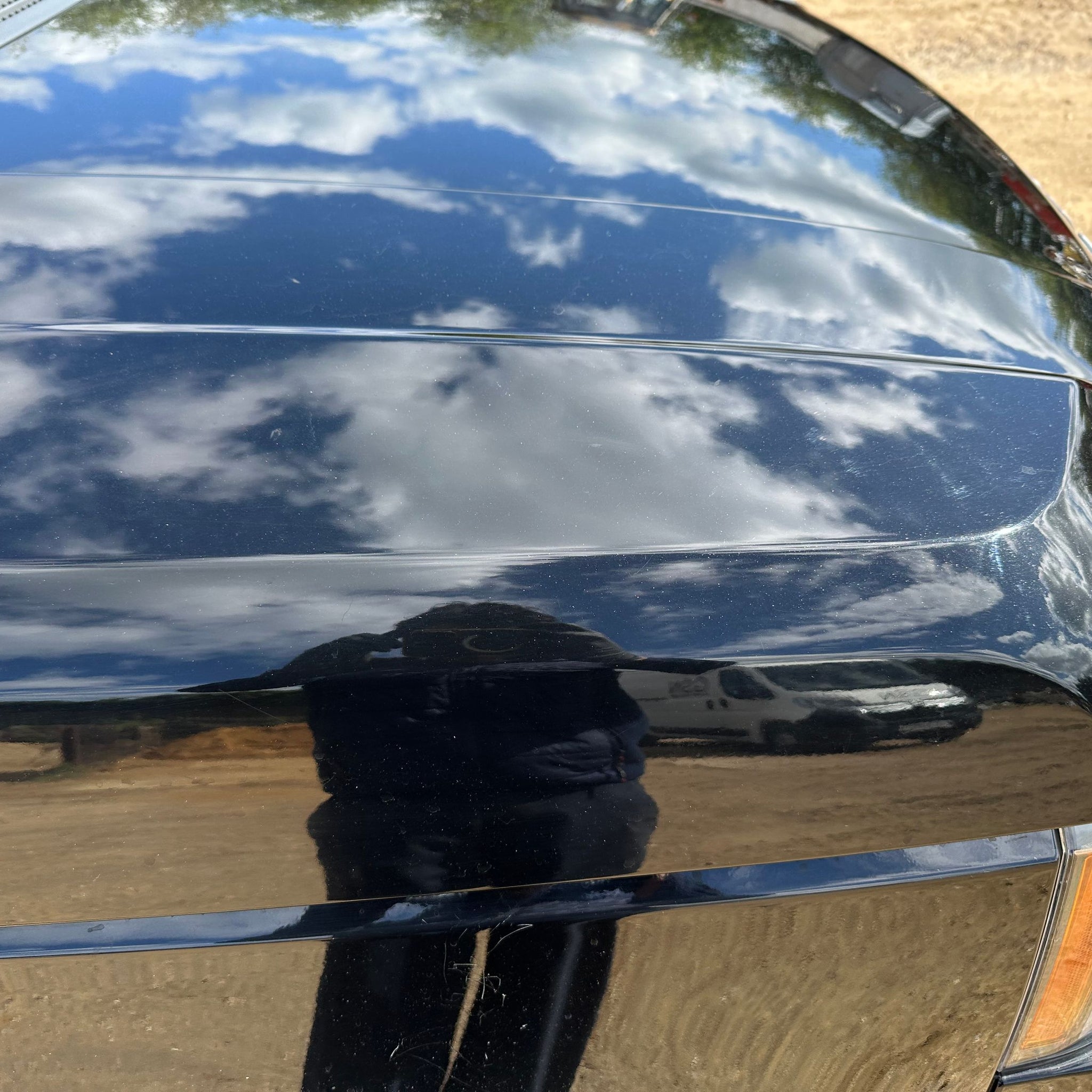 2011 RANGE ROVER VOGUE L322 BONNET 820 SANTORINI BLACK