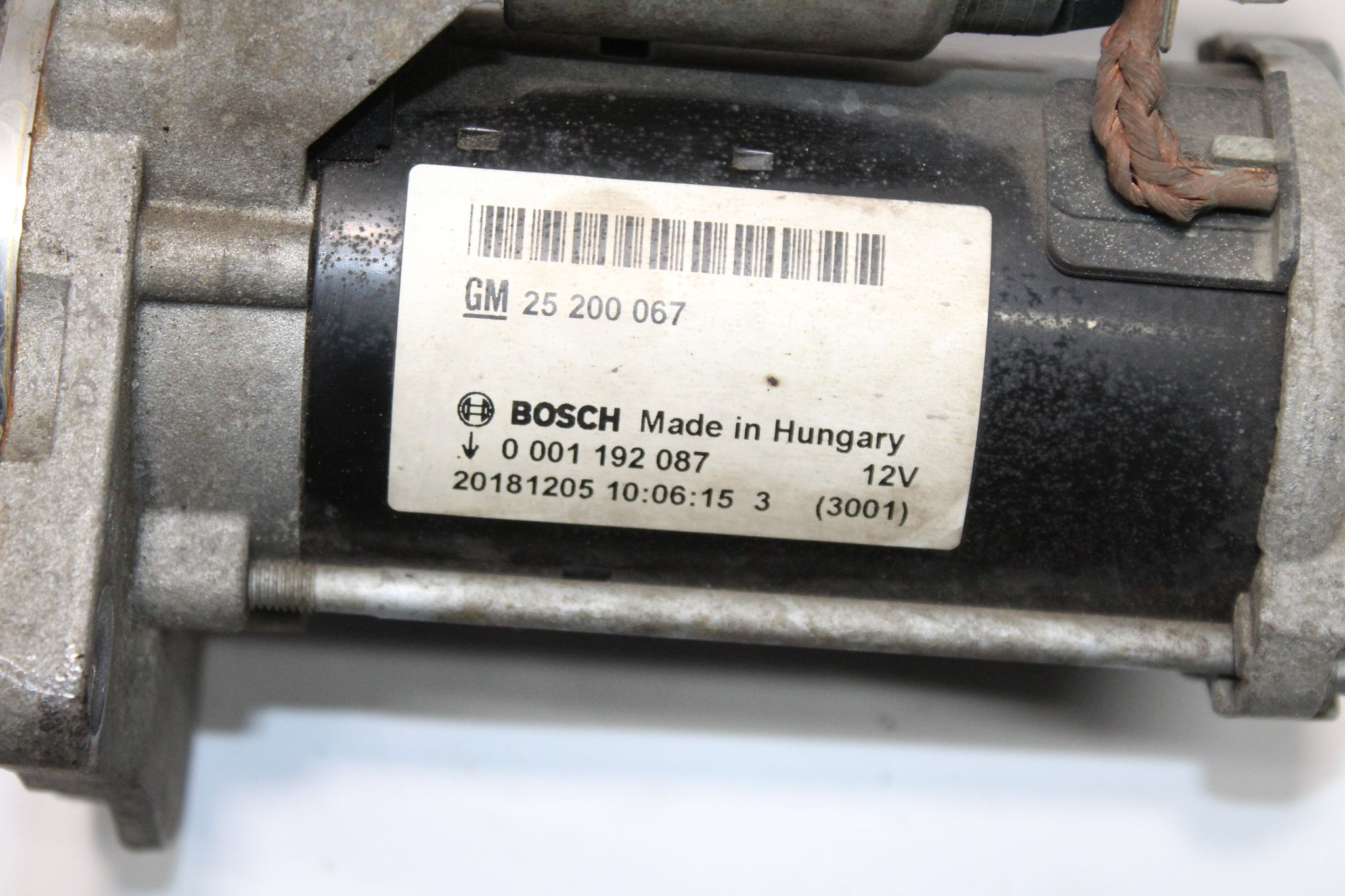 2019 VAUXHALL CORSA E  1.4 Starter Motor 25200067