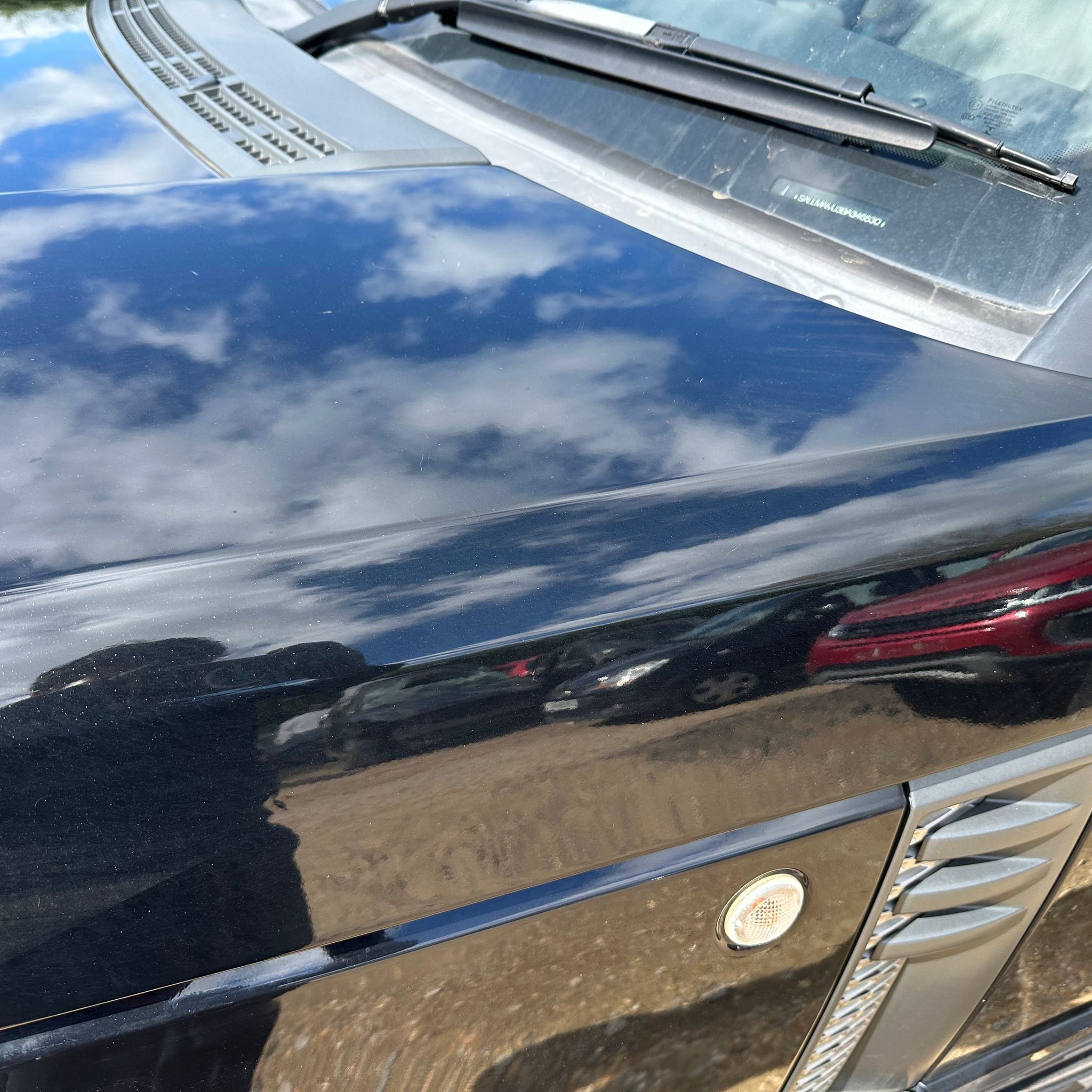 2011 RANGE ROVER VOGUE L322 BONNET 820 SANTORINI BLACK
