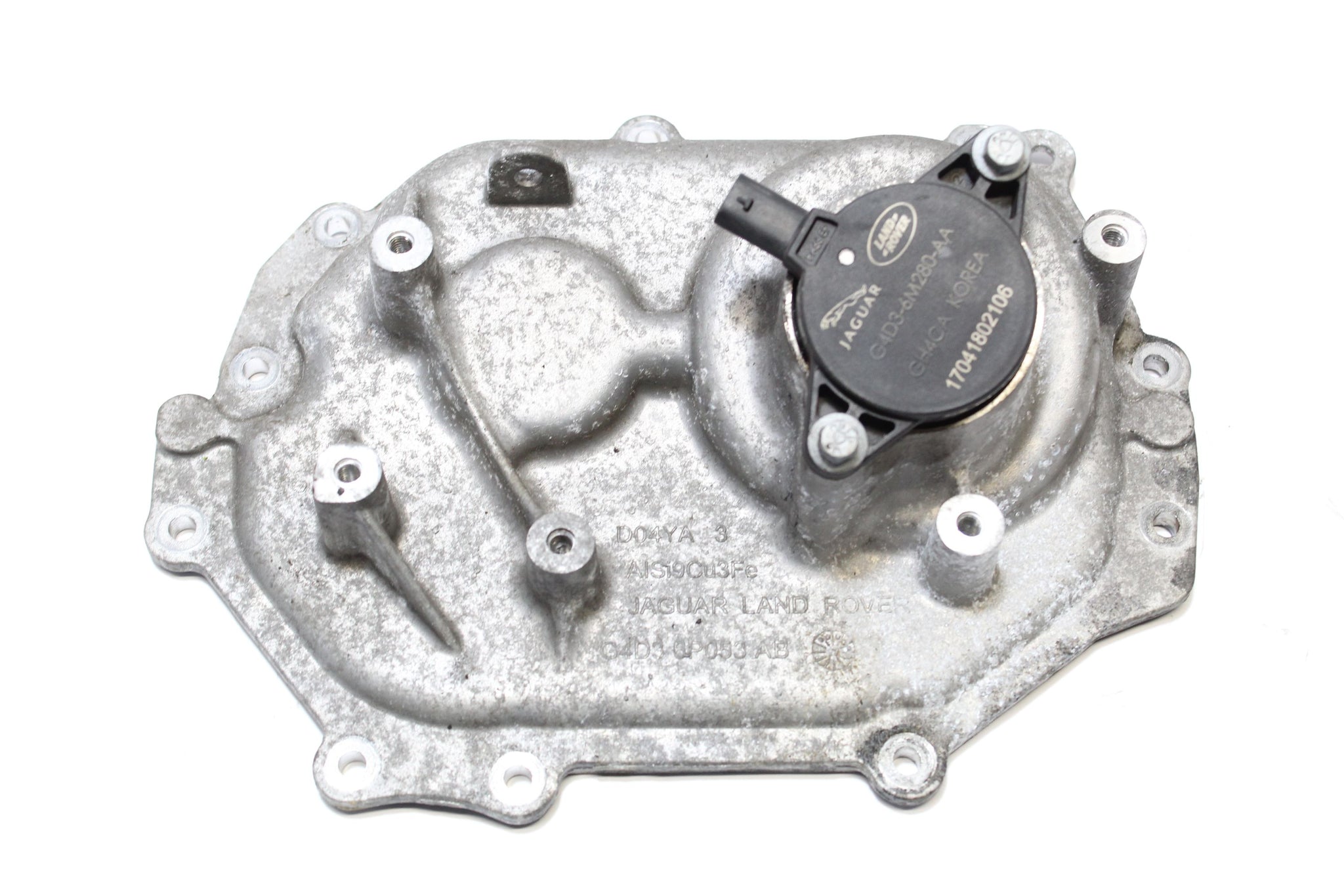 2017 JAGUAR F PACE 2.0 Timing Cover with Sensor G4D3-6P053-AB G4D3-6M280-AA