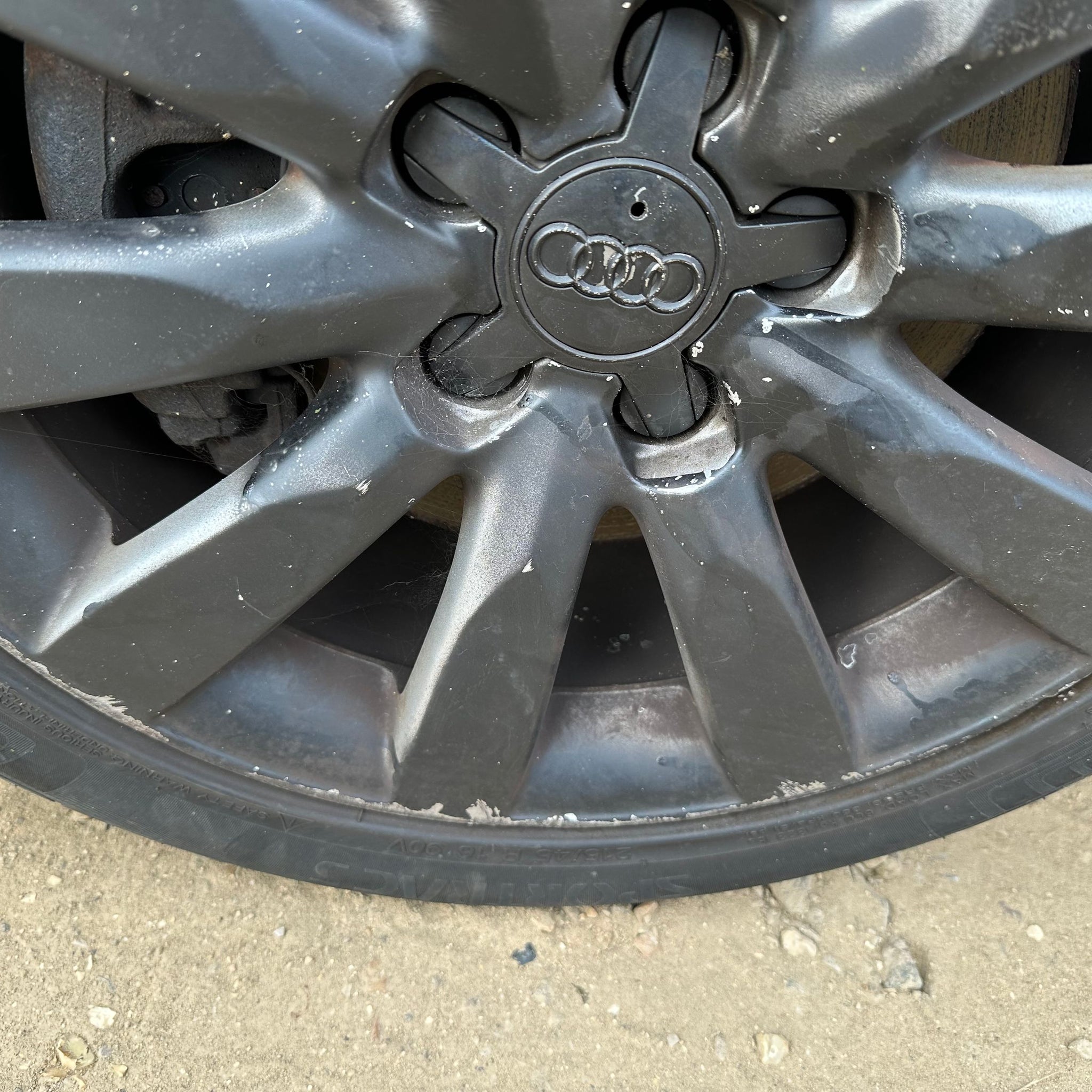 2011 AUDI A1 ALLOY WHEEL SET WITH TYRES 215 / 45 R16