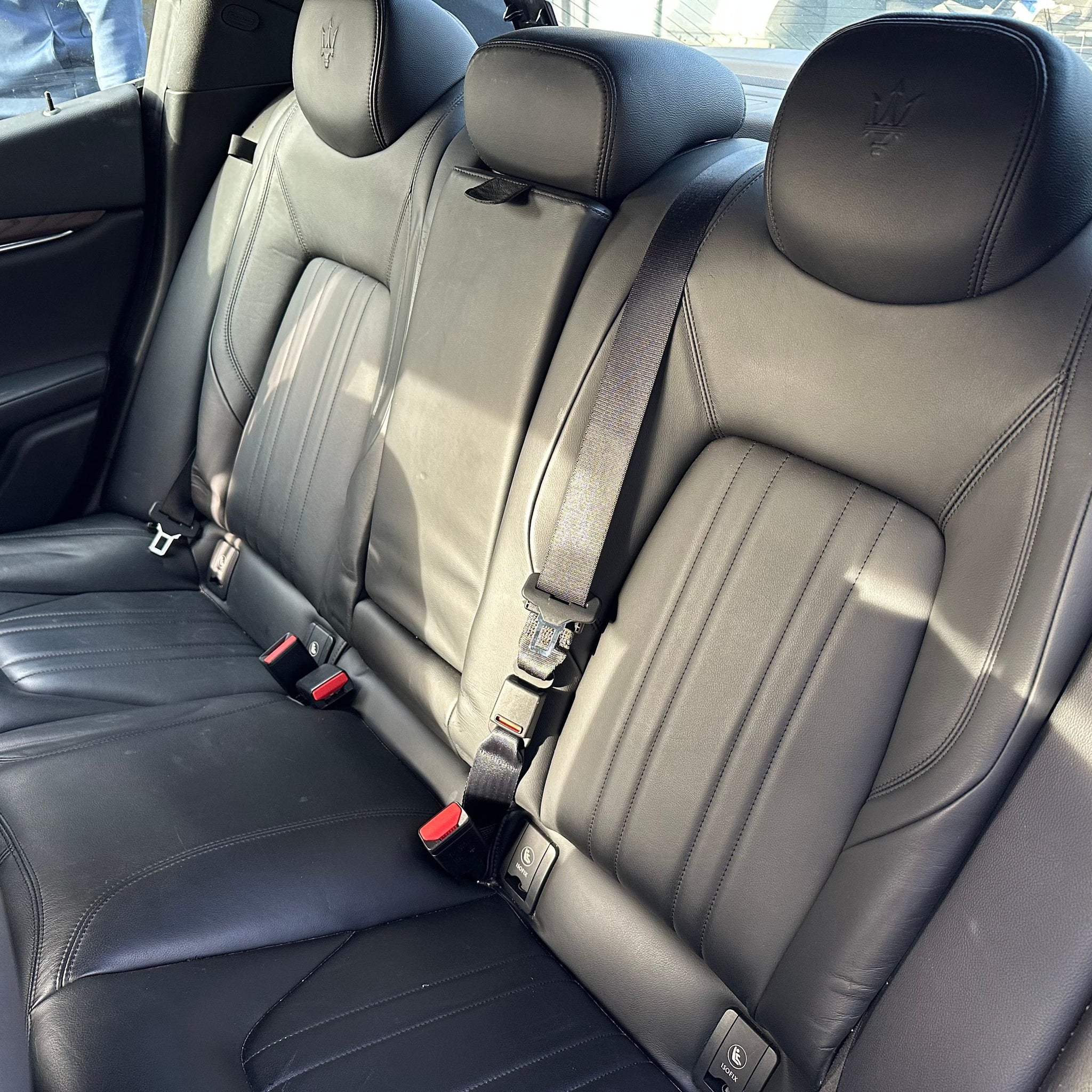 2017 MASERATI GHIBLI REAR SEATS