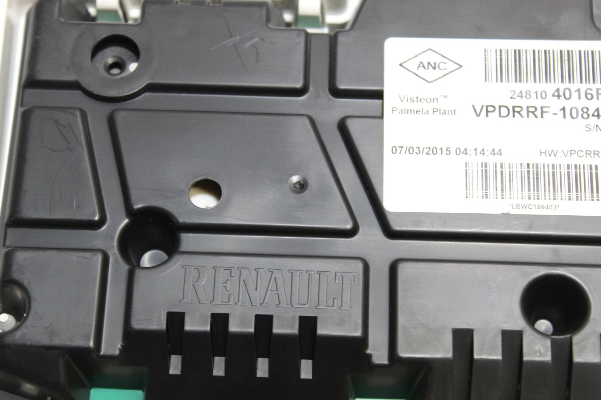 2015 RENAULT CAPTUR Speedo Instrument Cluster 248104016R