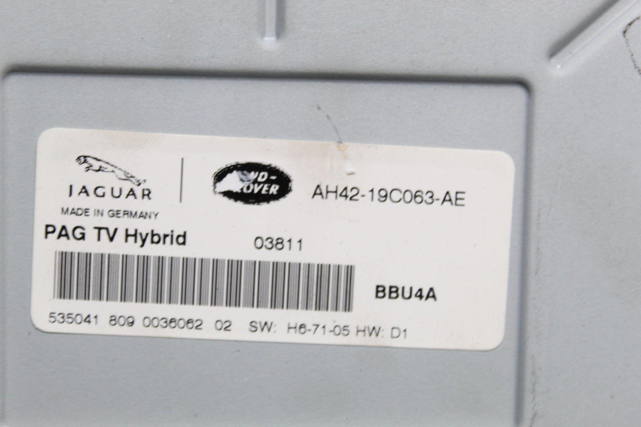 2010 RANGE ROVER SPORT L320 Hybrid TV Tuner Module AH42-19C063-AE