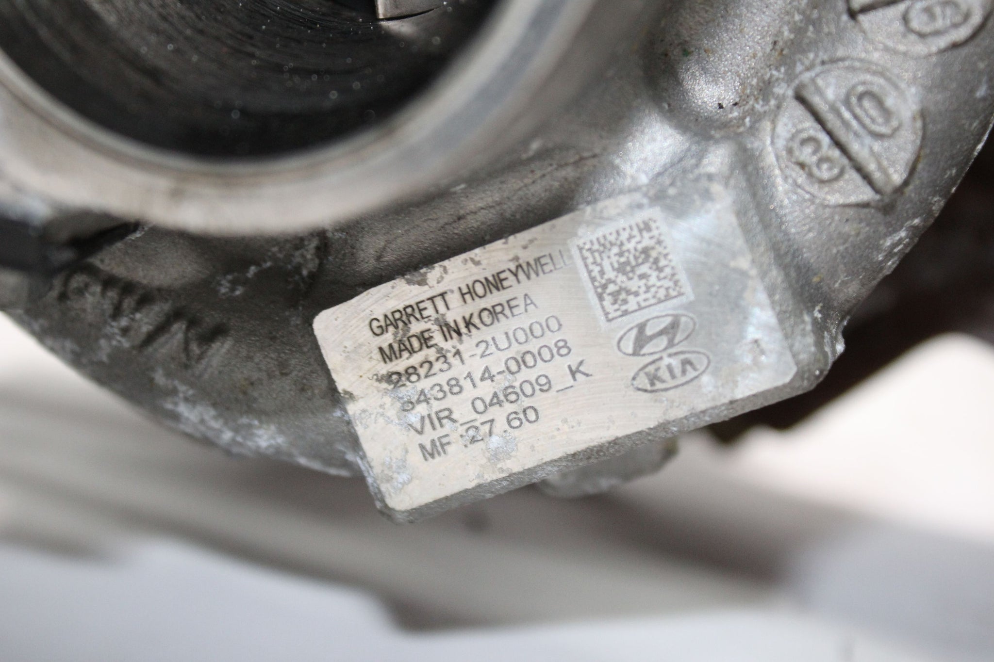 2019 HYUNDAI I40 1.6 Turbo Turbocharger 28231-2U000