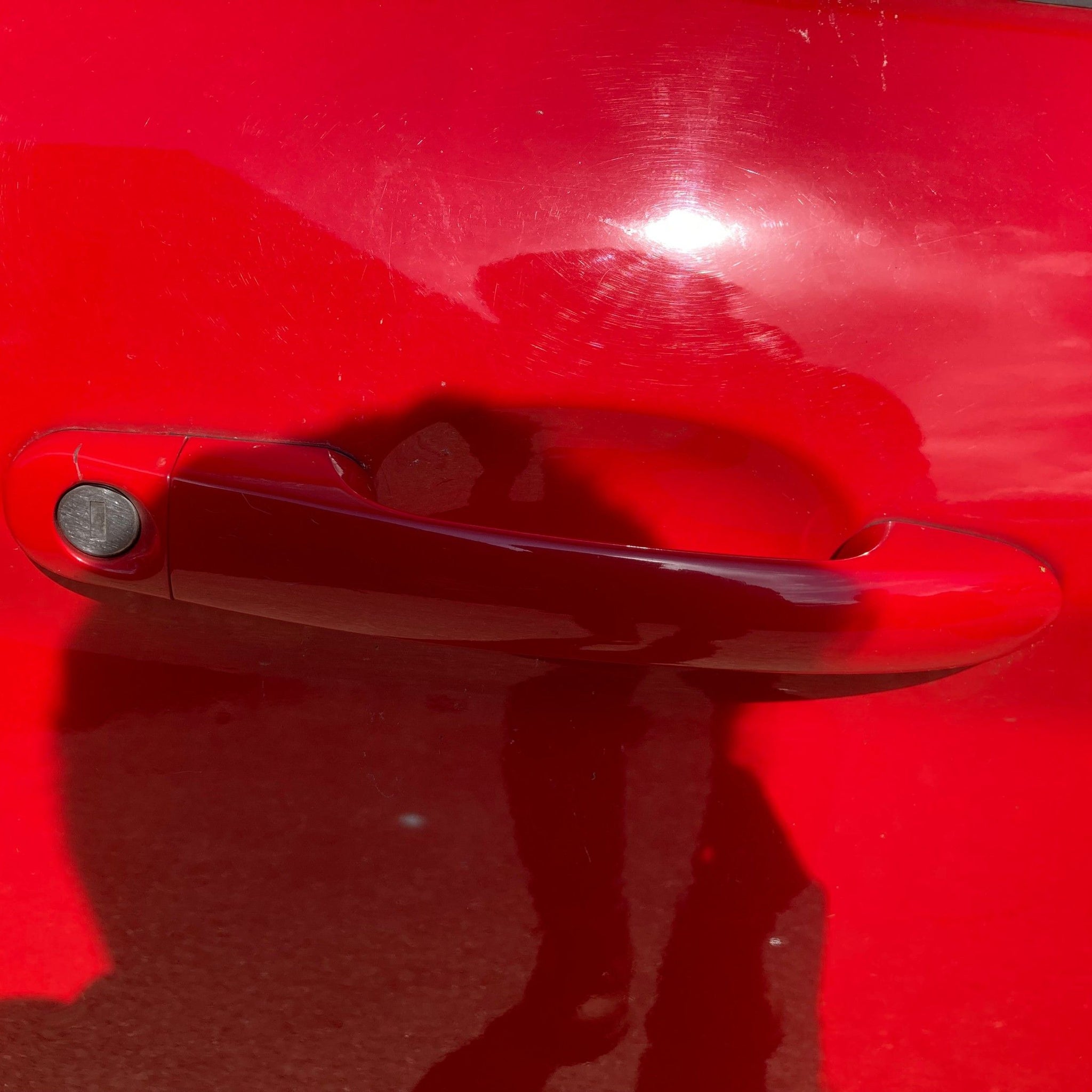 2014 FORD KA Driver side Front Complete Door FLAME RED