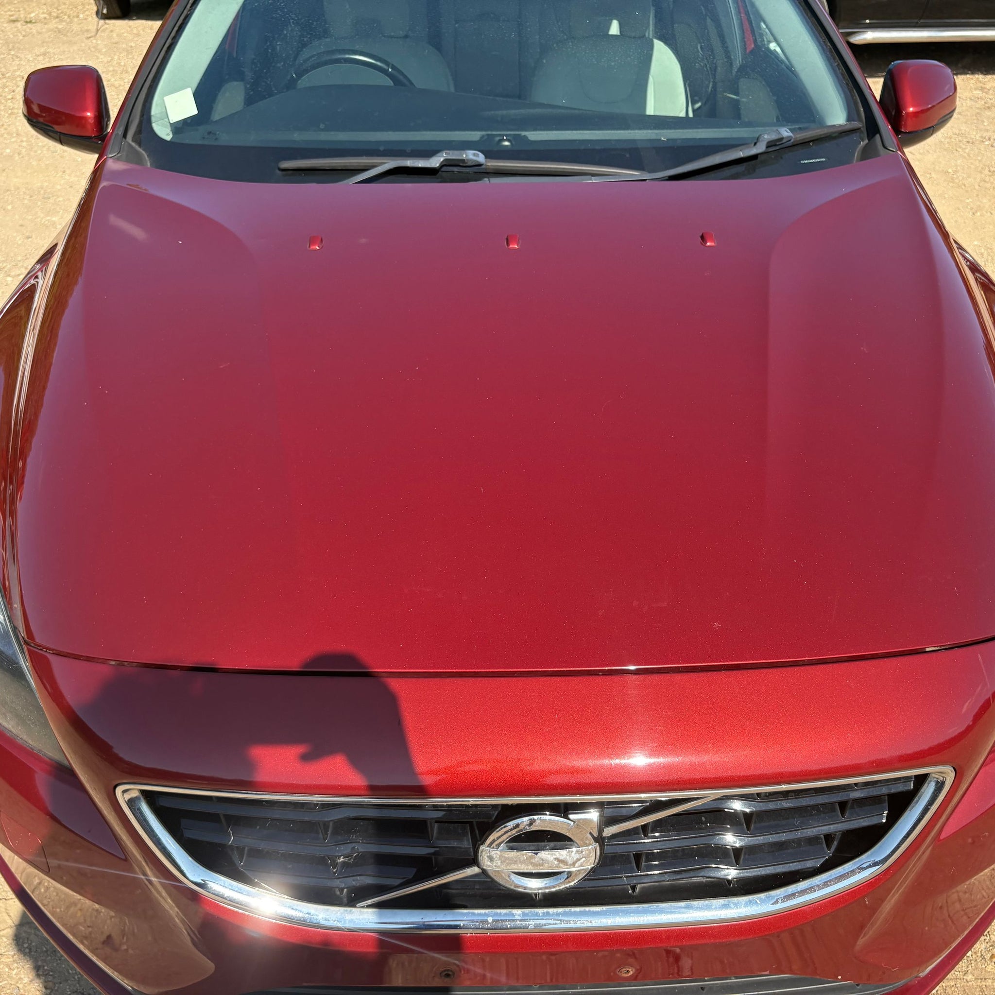 2013 VOLVO V40 BONNET 702-46 RED