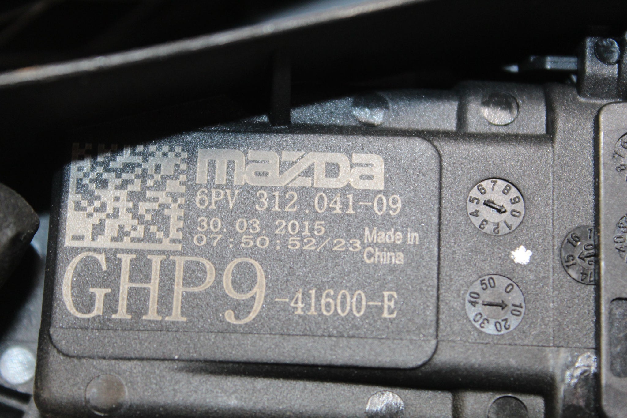 2015 MAZDA 3 2.2 Accelerator Pedal 6PV312041