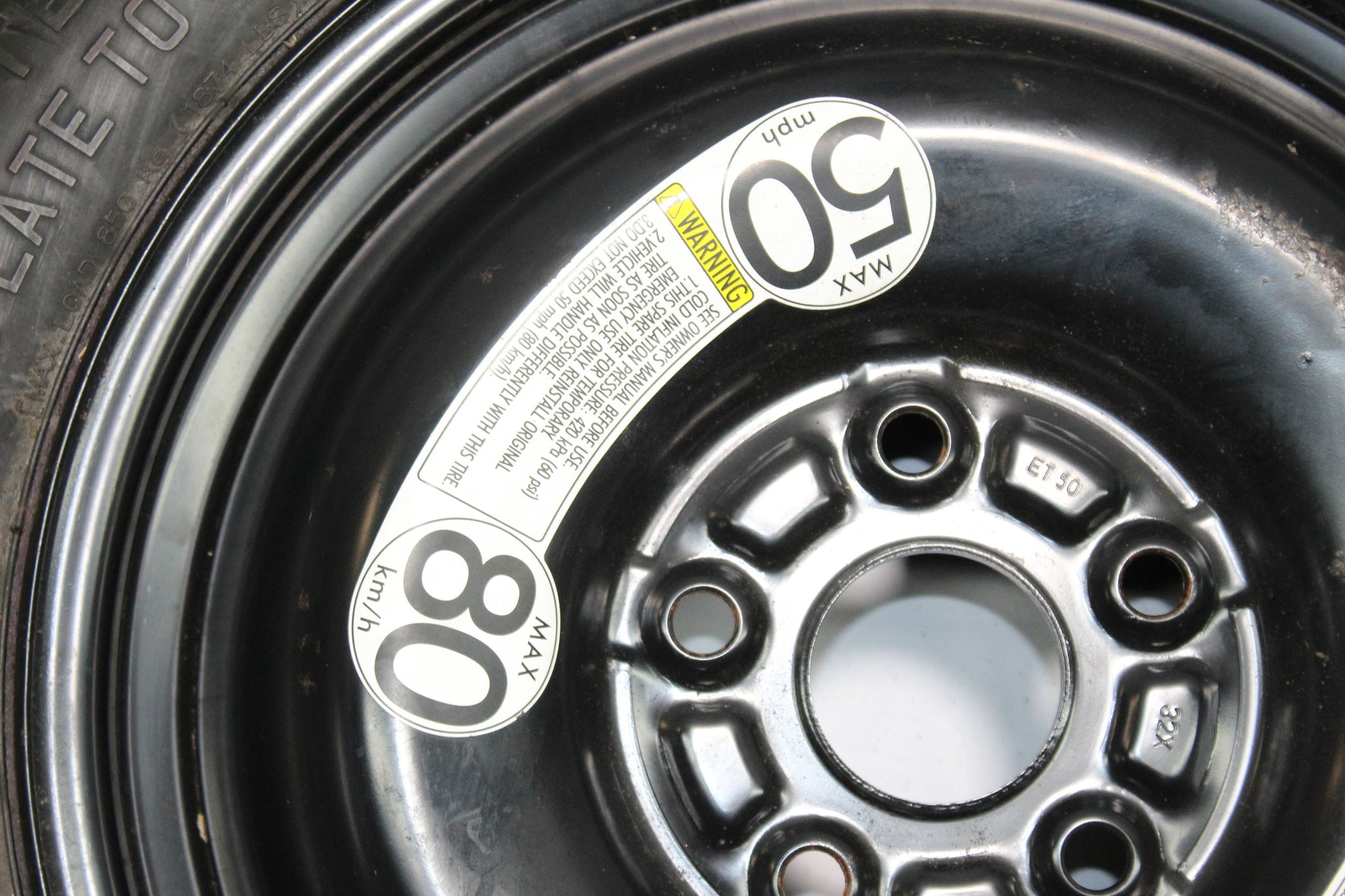 2013 SUZUKI  SX4 S-CROSS Steel Spare Wheel Tyre 135 / 90 D16