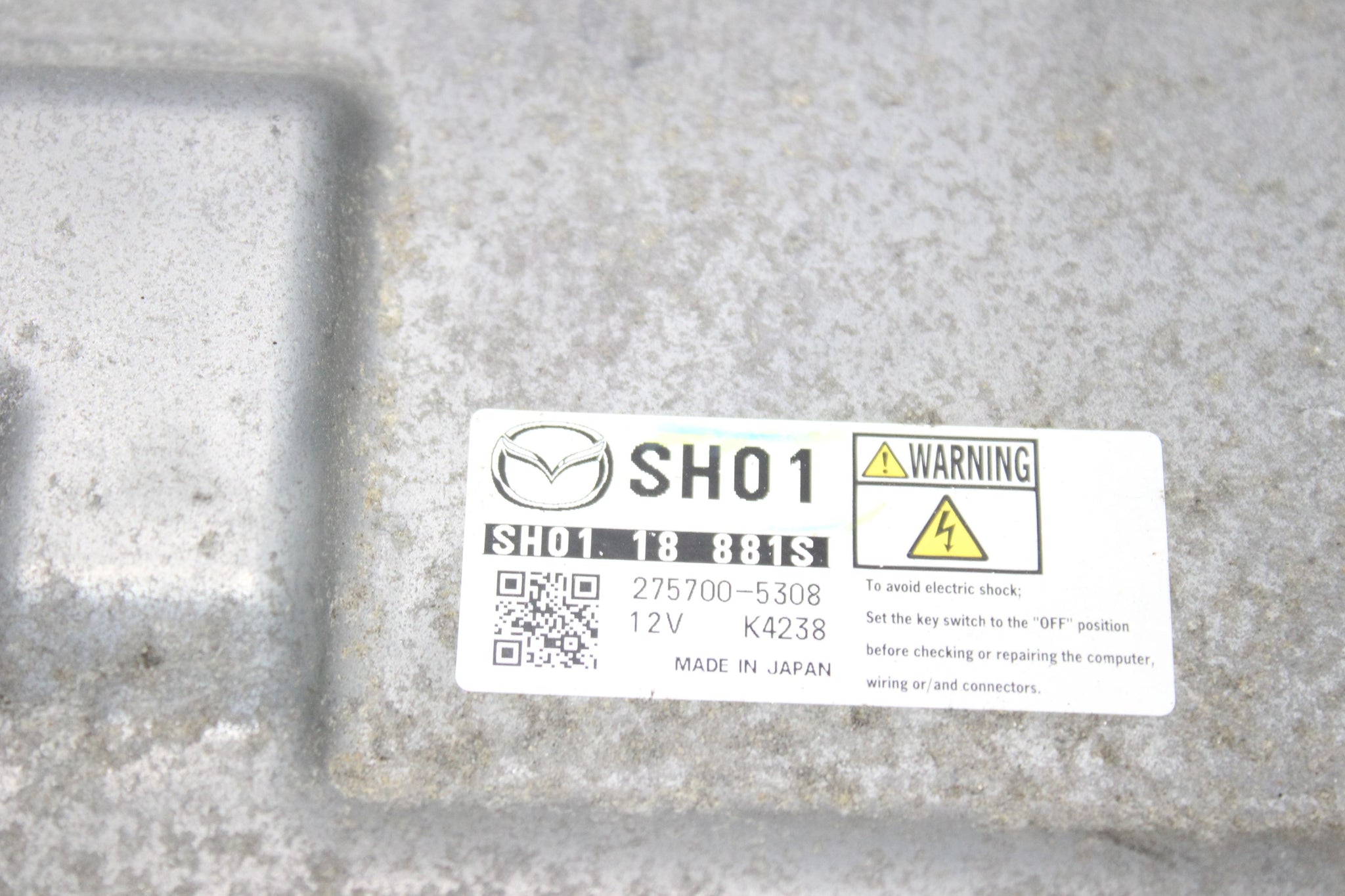 2013 MAZDA CX-5  2.2 Diesel Engine Control Module ECU SH0118881S