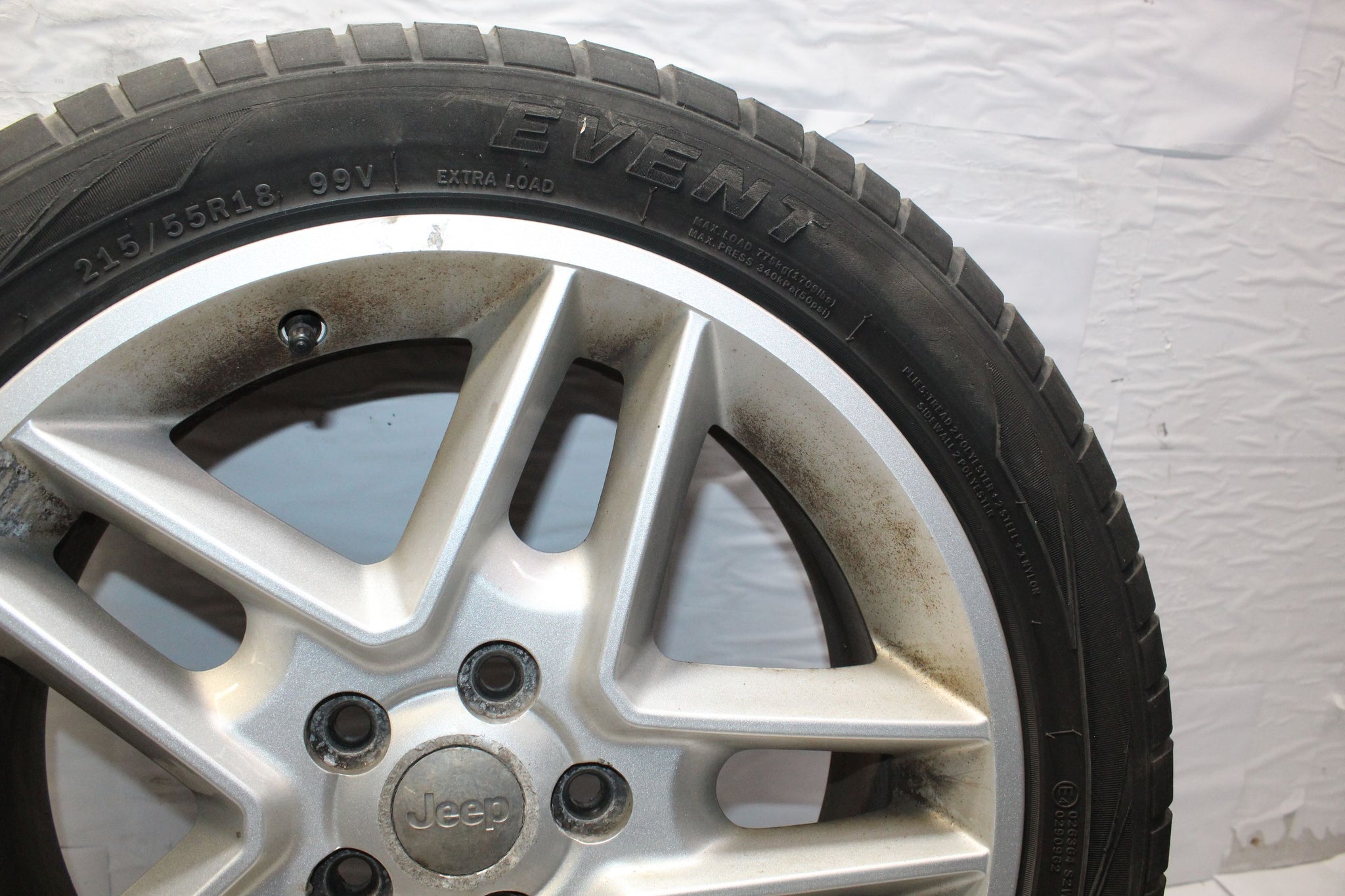 2014 JEEP COMPASS Alloy Wheel with Tyre 215/55 R18 4.7MM