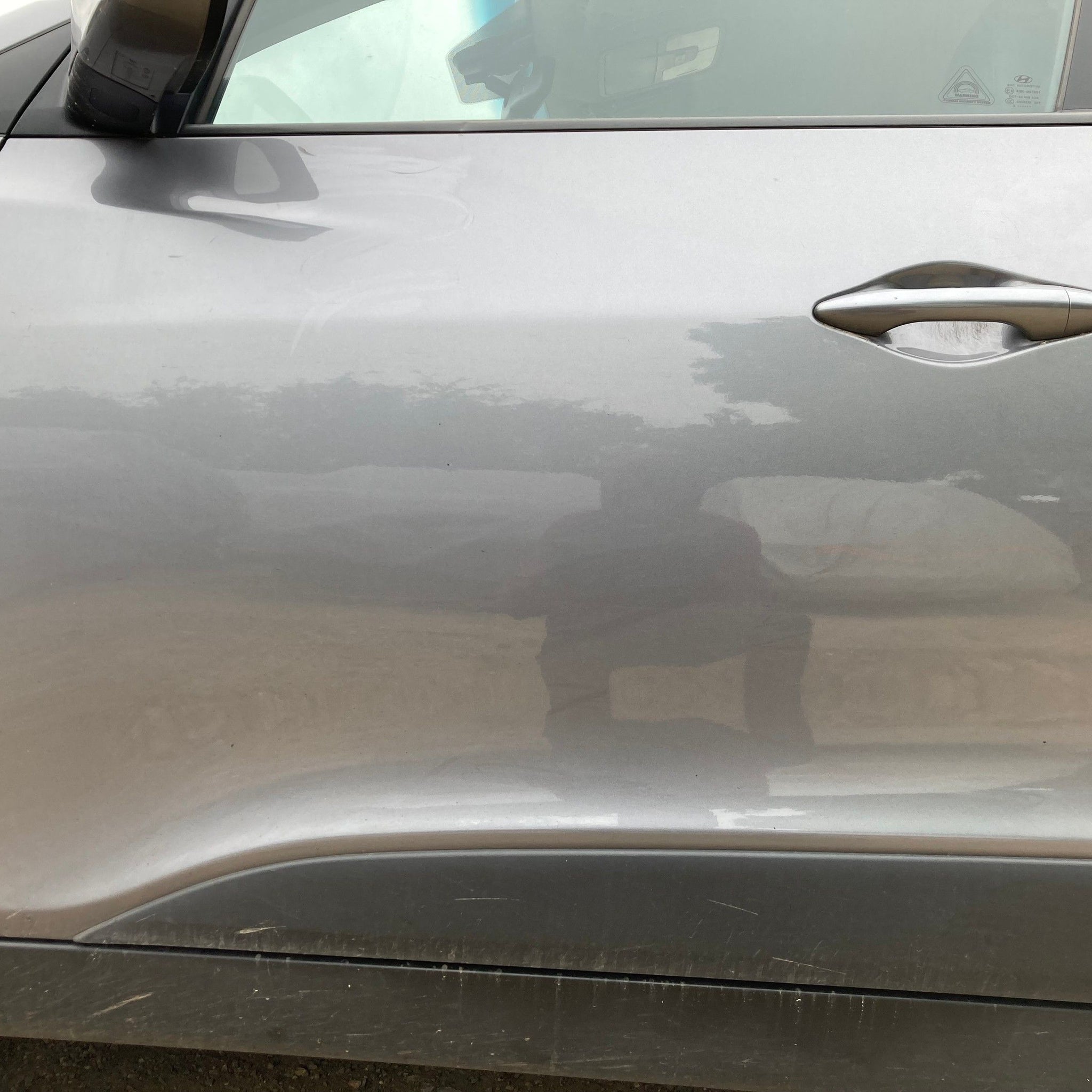 2013 HYUNDAI IX35 Passenger side Front Complete Door GREY