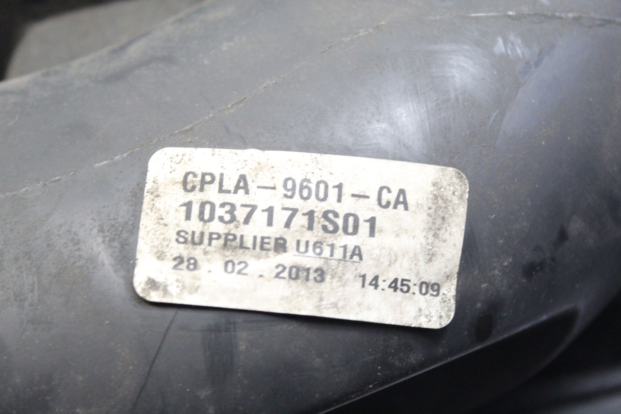 2013 RANGE ROVER VOGUE L405 4.4 LEFT SIDE AIR FILTER BOX MAF SENSOR CPLA-9601-CA