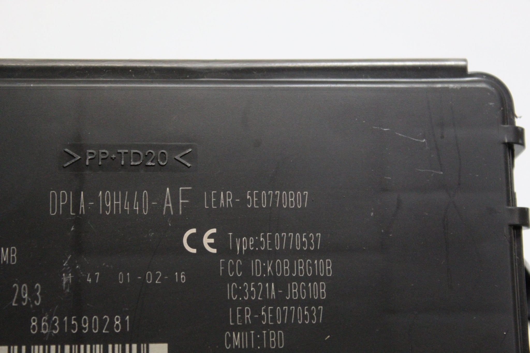 2010 RANGE ROVER VOGUE L322 KEYLESS ENTRY CONTROL MODULE ECU DPLA-19H440-AF