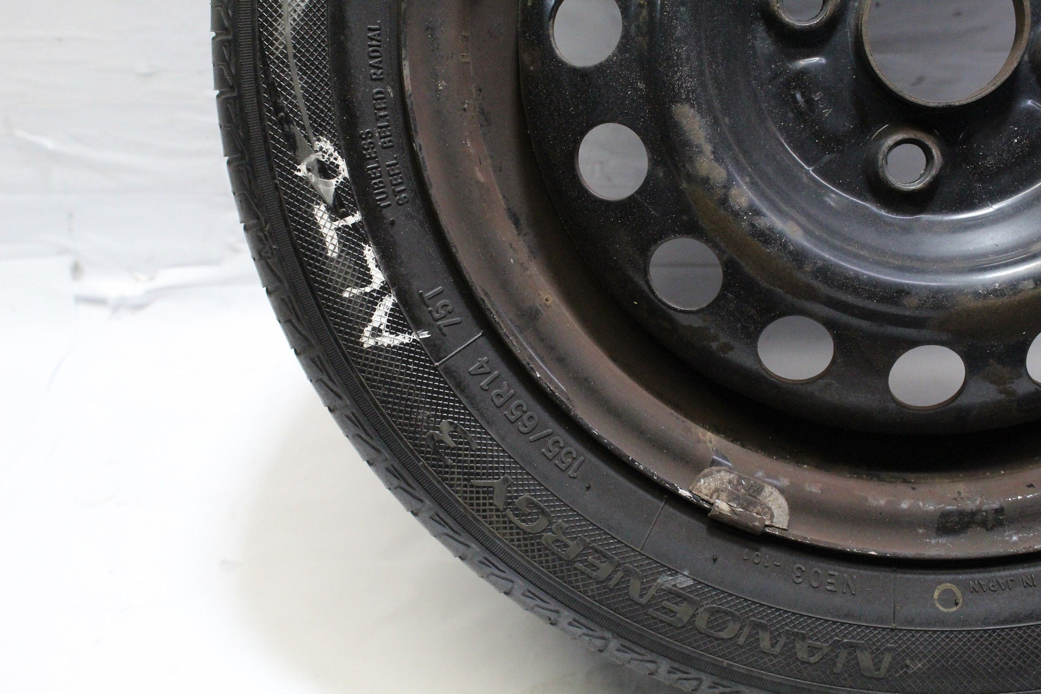2012 SUZUKI ALTO Steel Wheel with Tyre 155/65 R14 3.7MM