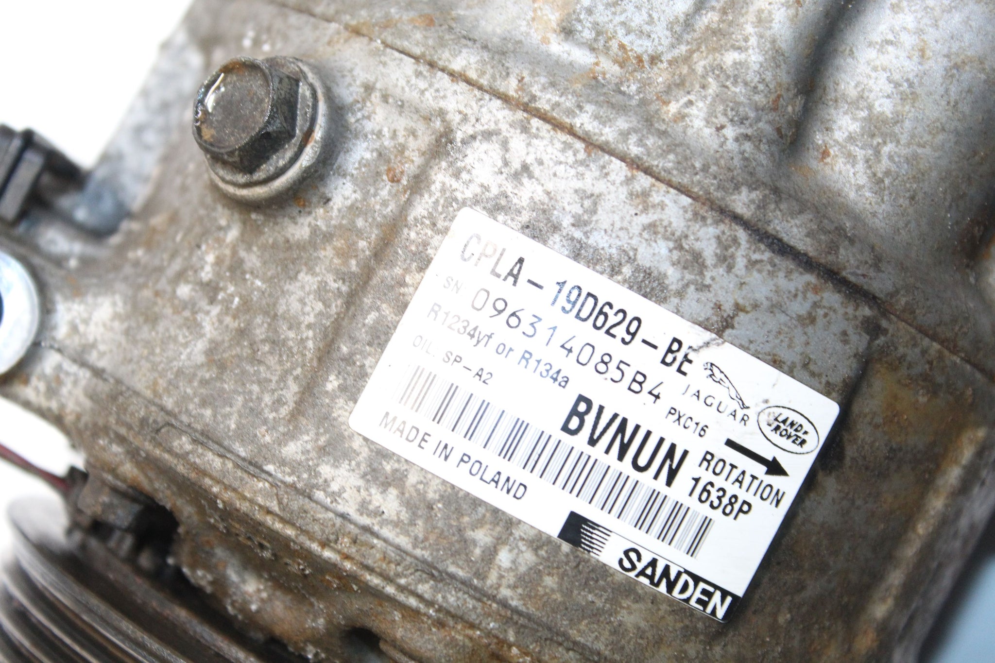 2015 LAND ROVER DISCOVERY SPORT 2.0 Air Con Compressor CPLA-19D629-BE
