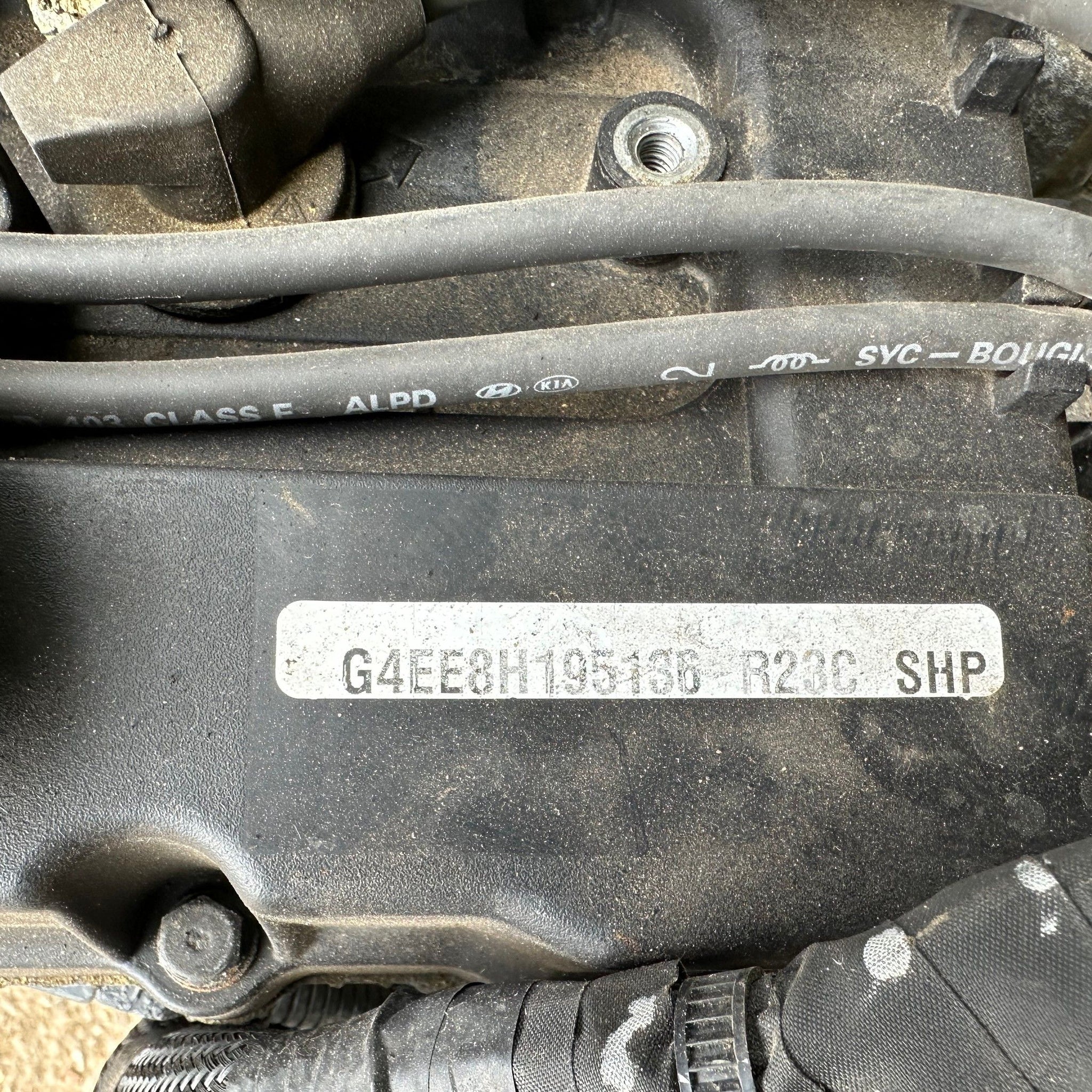 2009 KIA RIO 1.4 G4EE COMPLETE ENGINE WITH AUXILIARIES