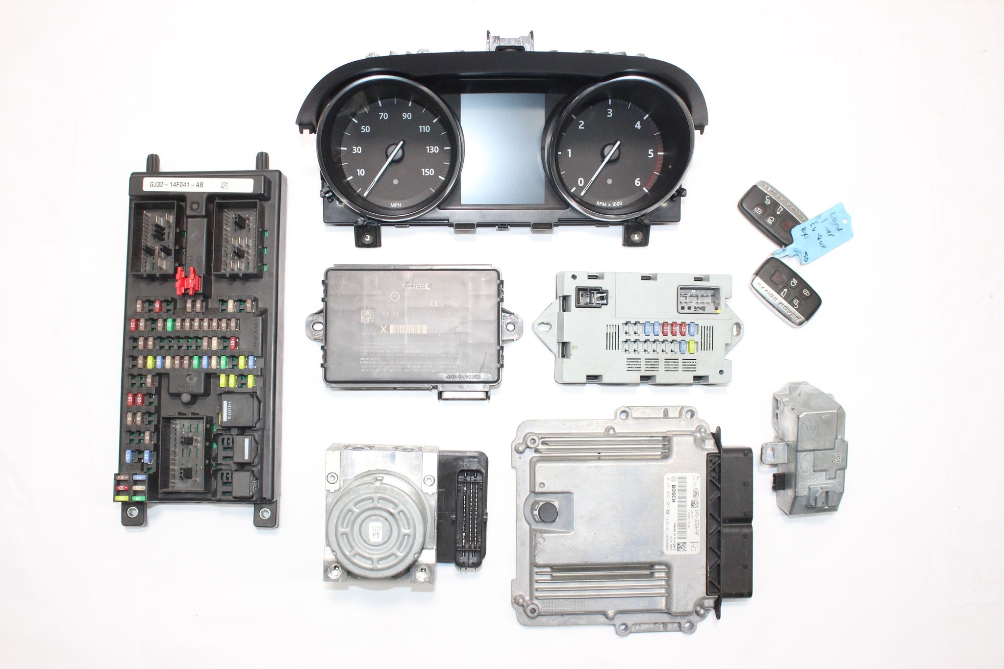 2016 RANGE ROVER EVOQUE 2.0 AUTO ECU KIT GX73-12C520-FAF