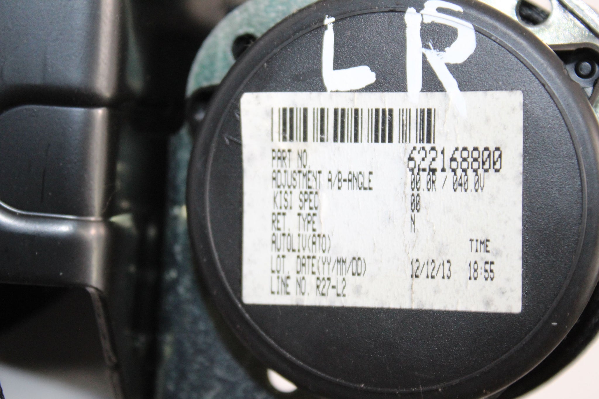 2013 MITSUBISHI MIRAGE Left side Rear Seat Belt 622168800