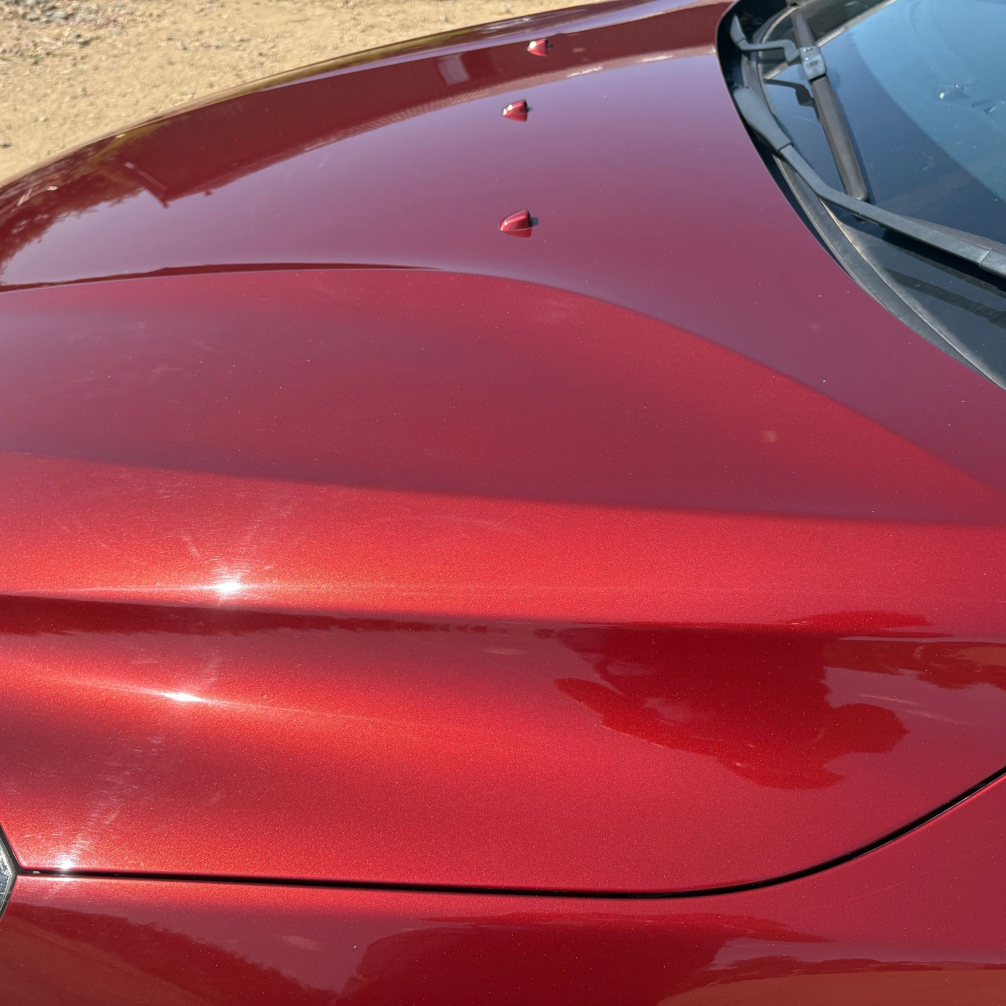 2013 VOLVO V40 BONNET 702-46 RED